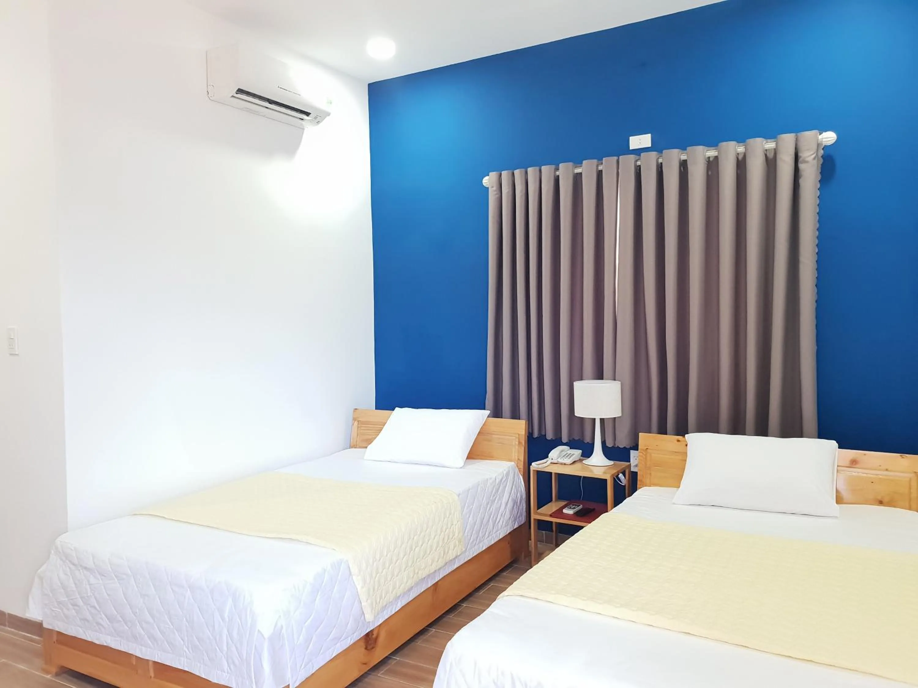 Bed in Phú tài center hotel