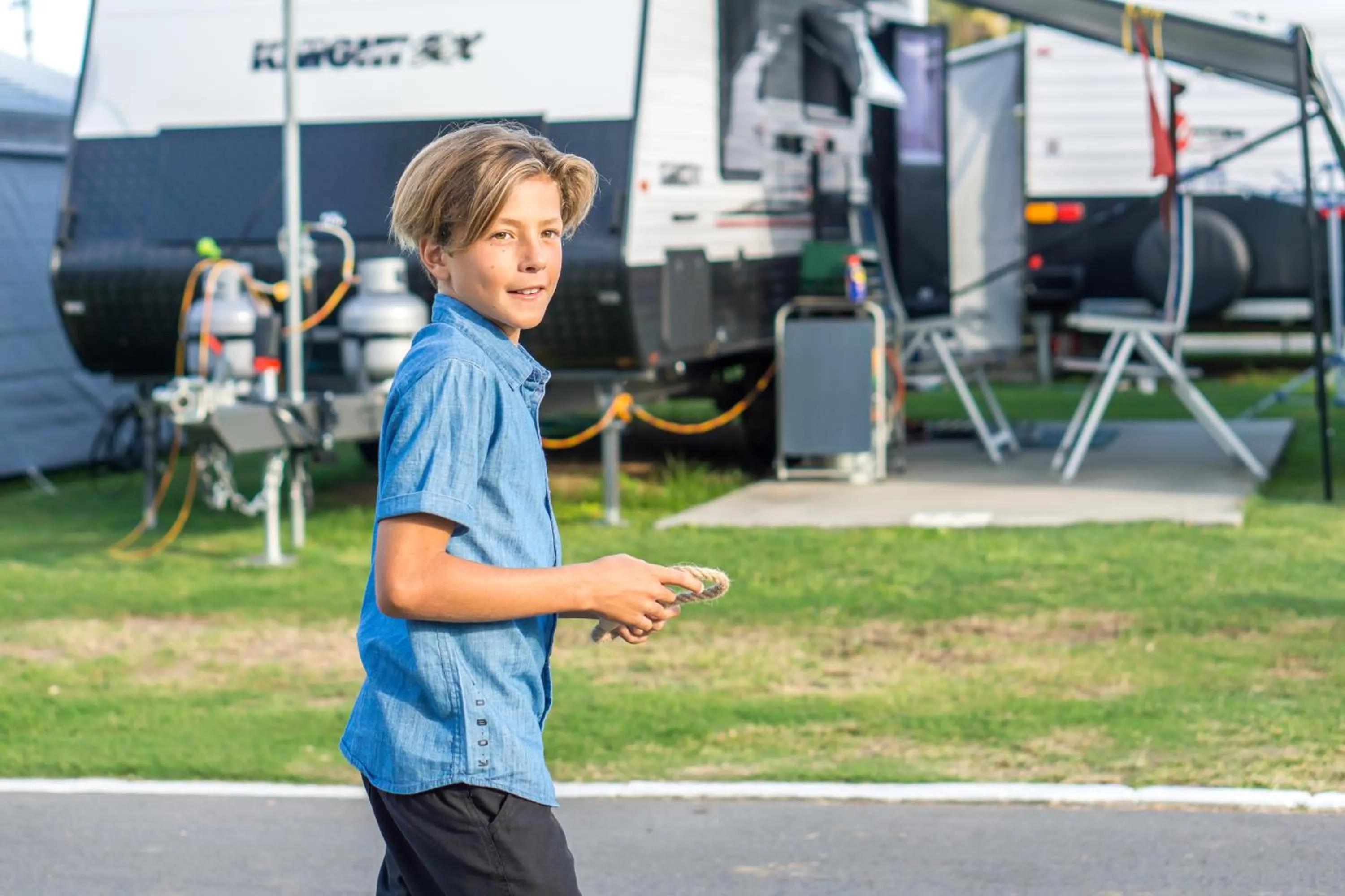 Guests in Nobby Beach Holiday Village