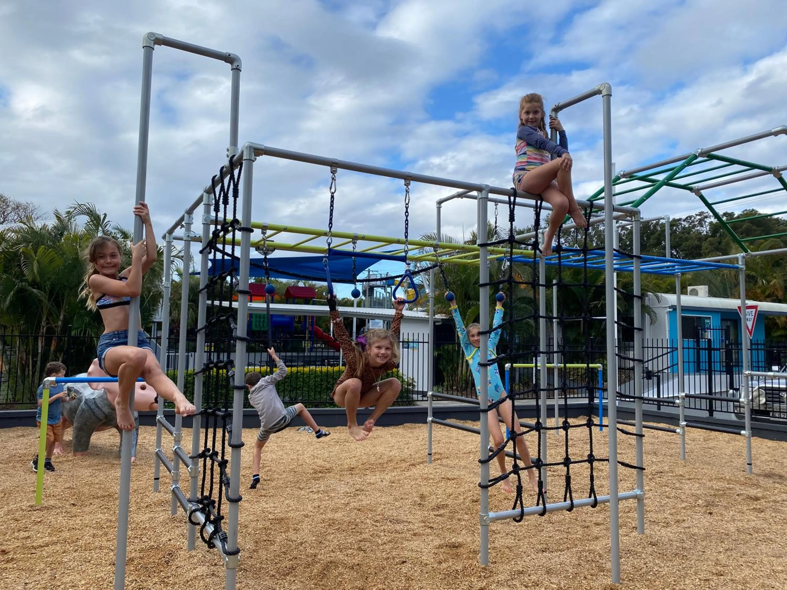 Children play ground in Nobby Beach Holiday Village