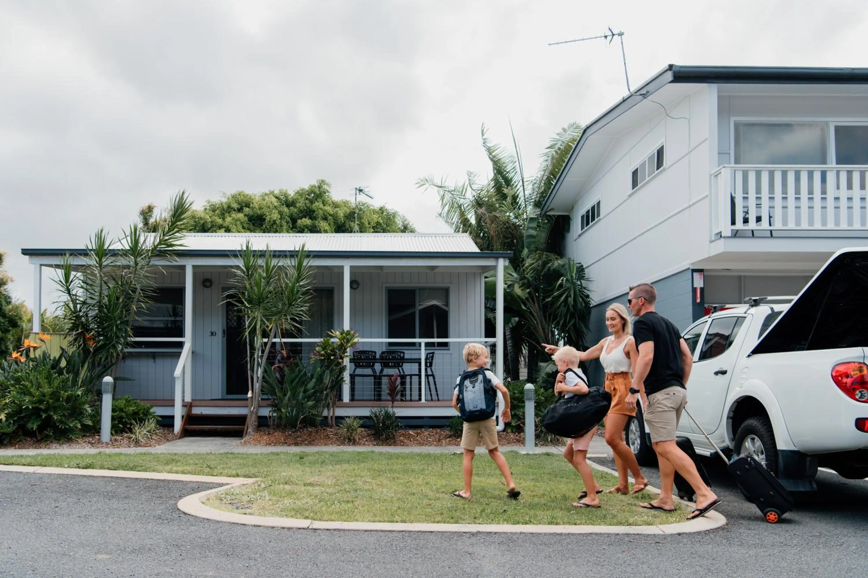 Property building in Nobby Beach Holiday Village