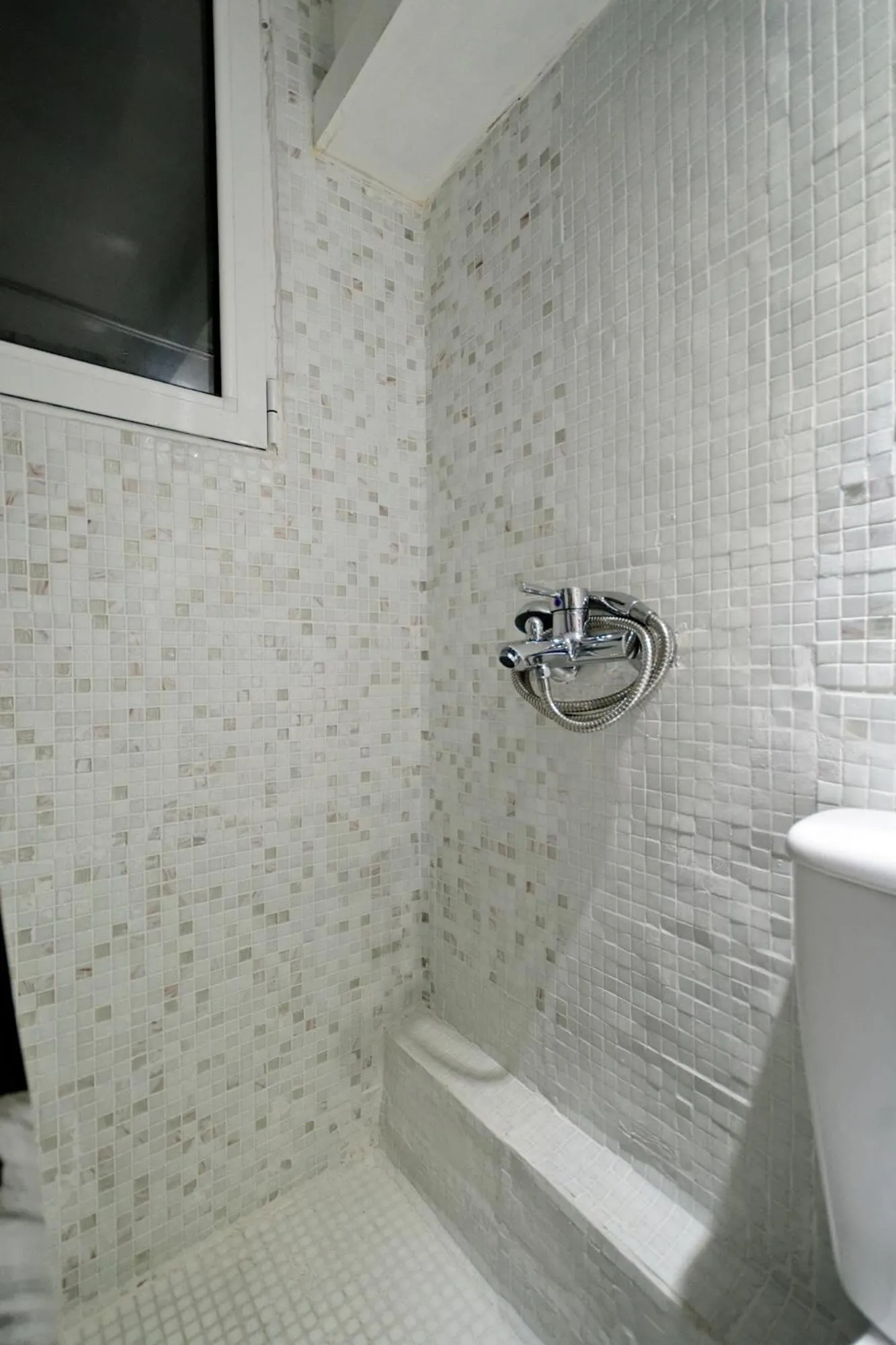 Shower in Santorini Style in Athens, Greece