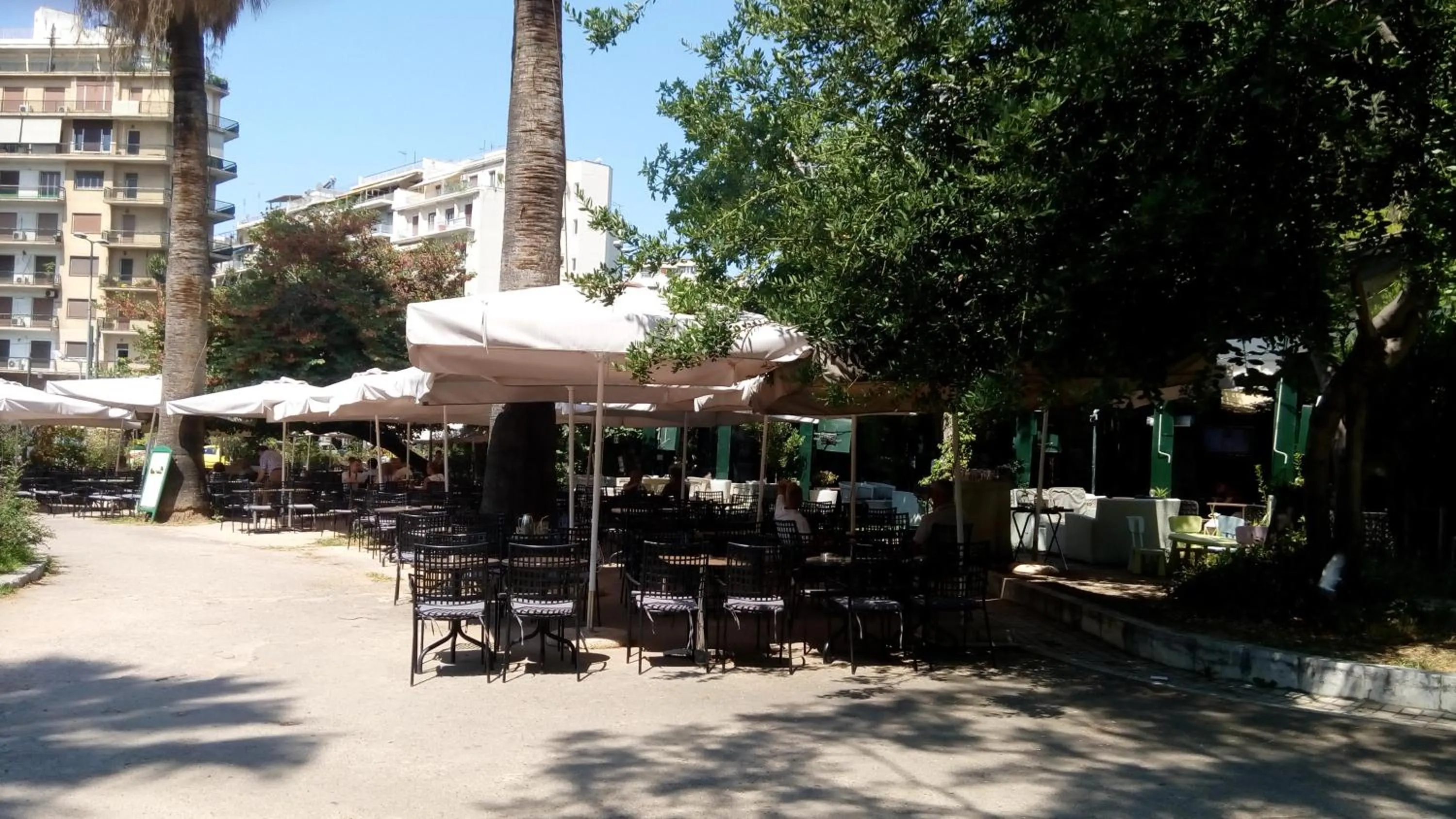 Property building in Santorini Style in Athens, Greece