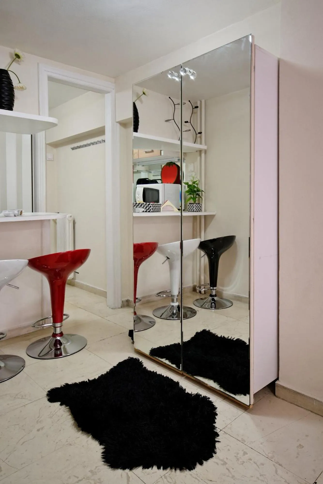 Kitchen or kitchenette in Santorini Style in Athens, Greece