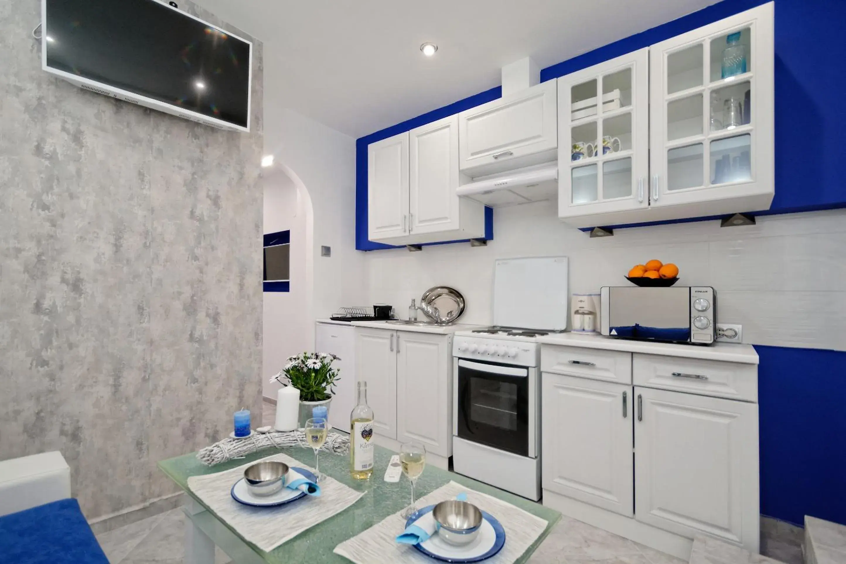 Property building in Santorini Style in Athens, Greece Property building in Santorini Style in Athens, Greece