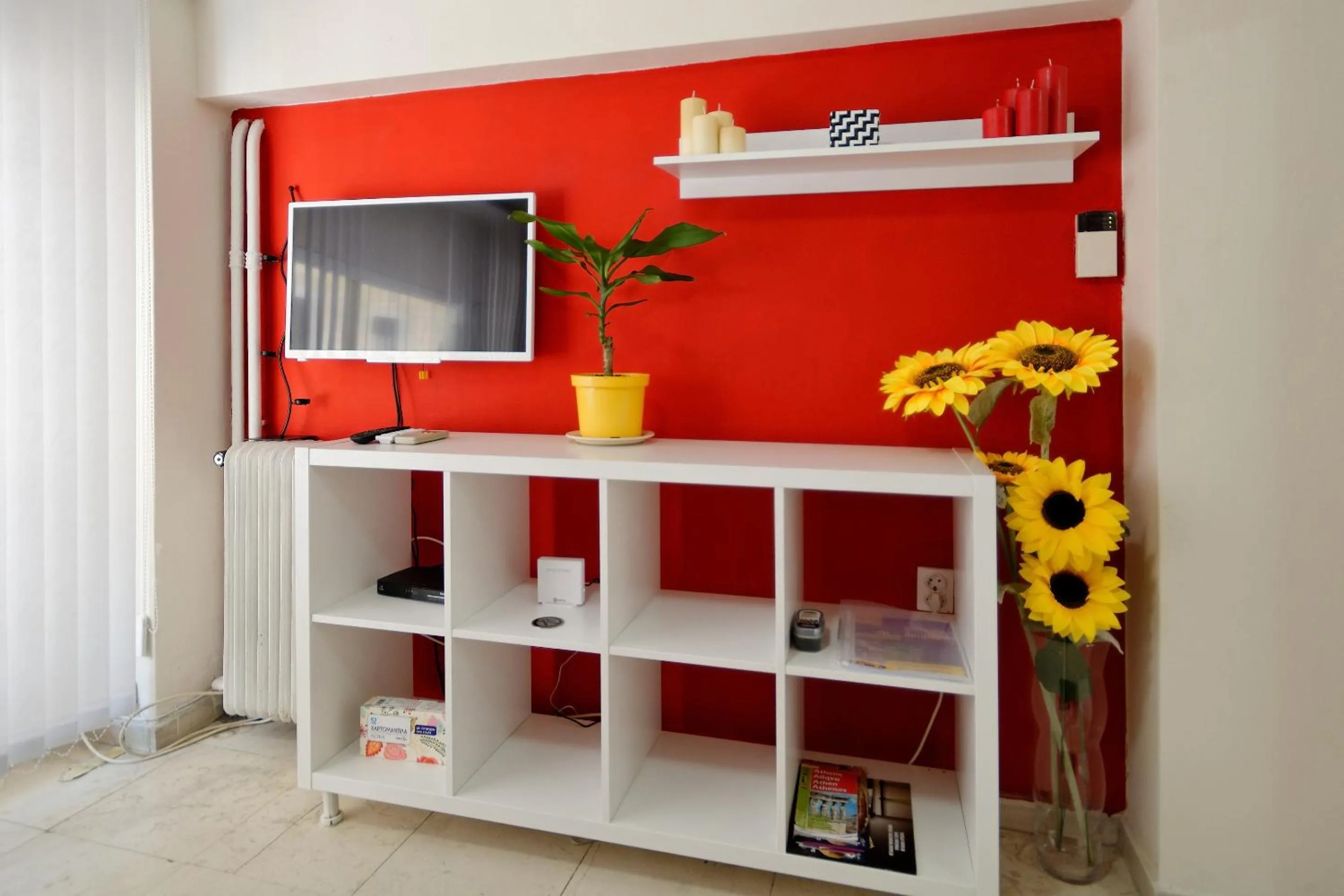 Bedroom in Santorini Style in Athens, Greece