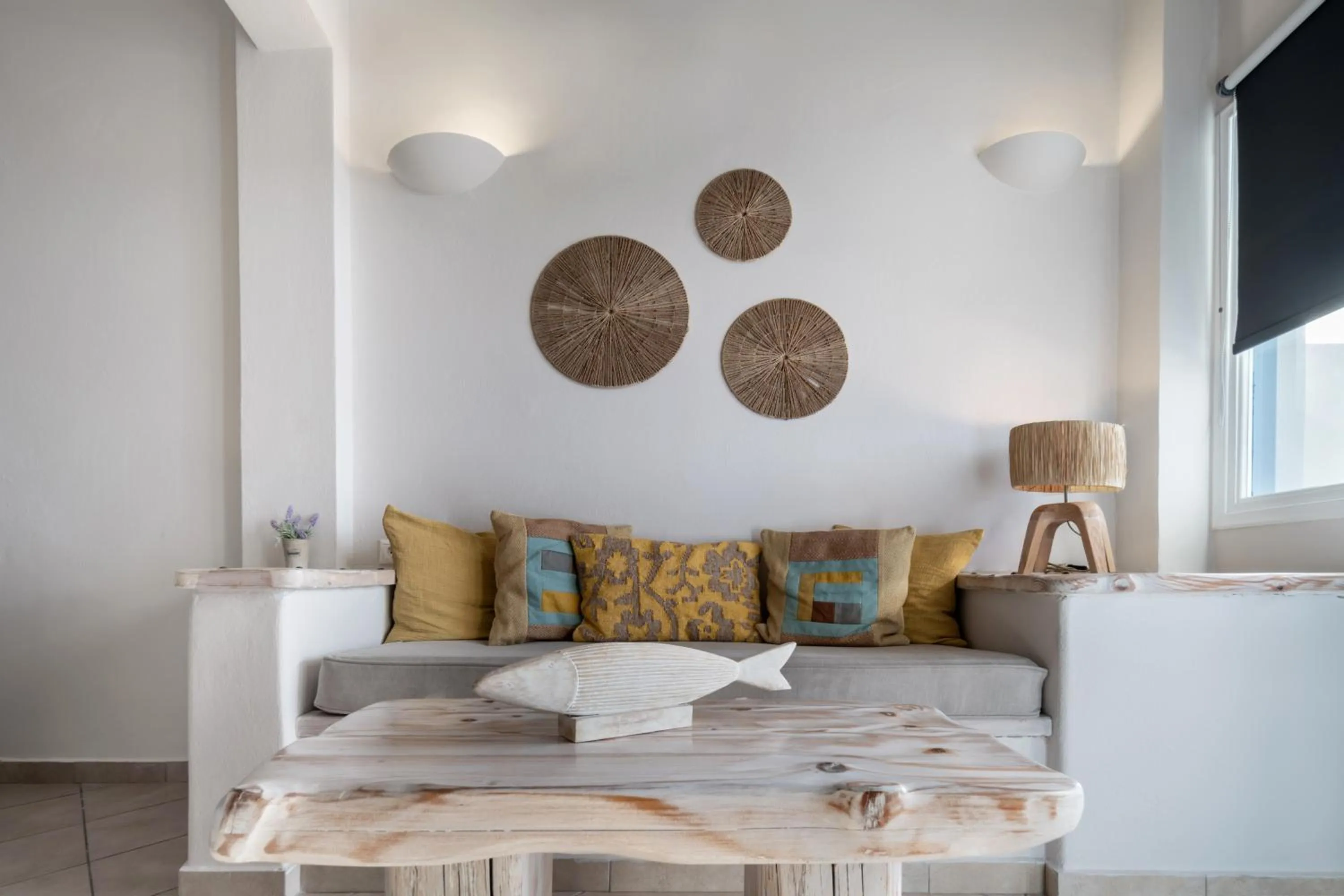 Living room in Athermi Suites - Adults Only