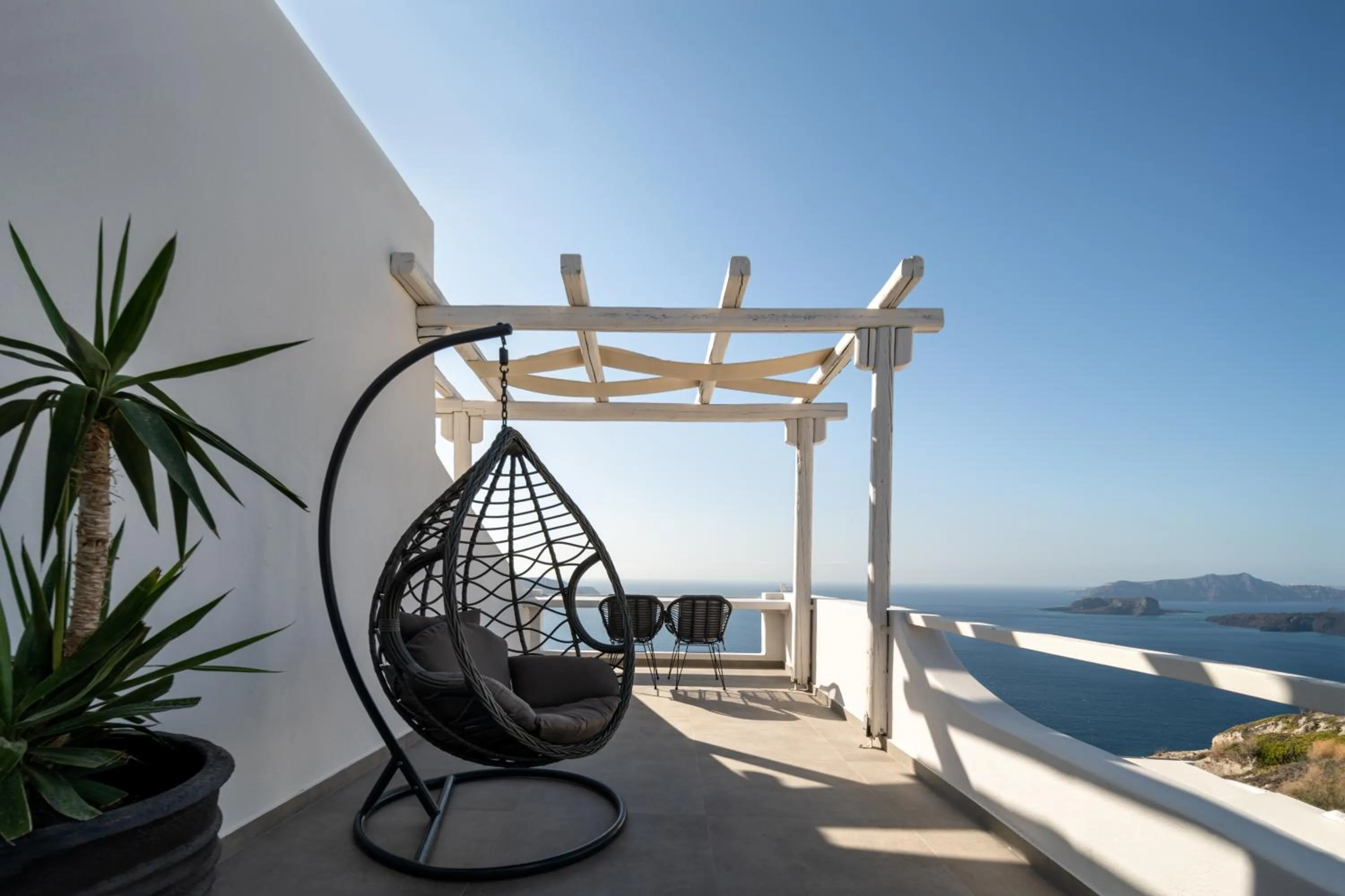 Balcony/Terrace in Athermi Suites - Adults Only