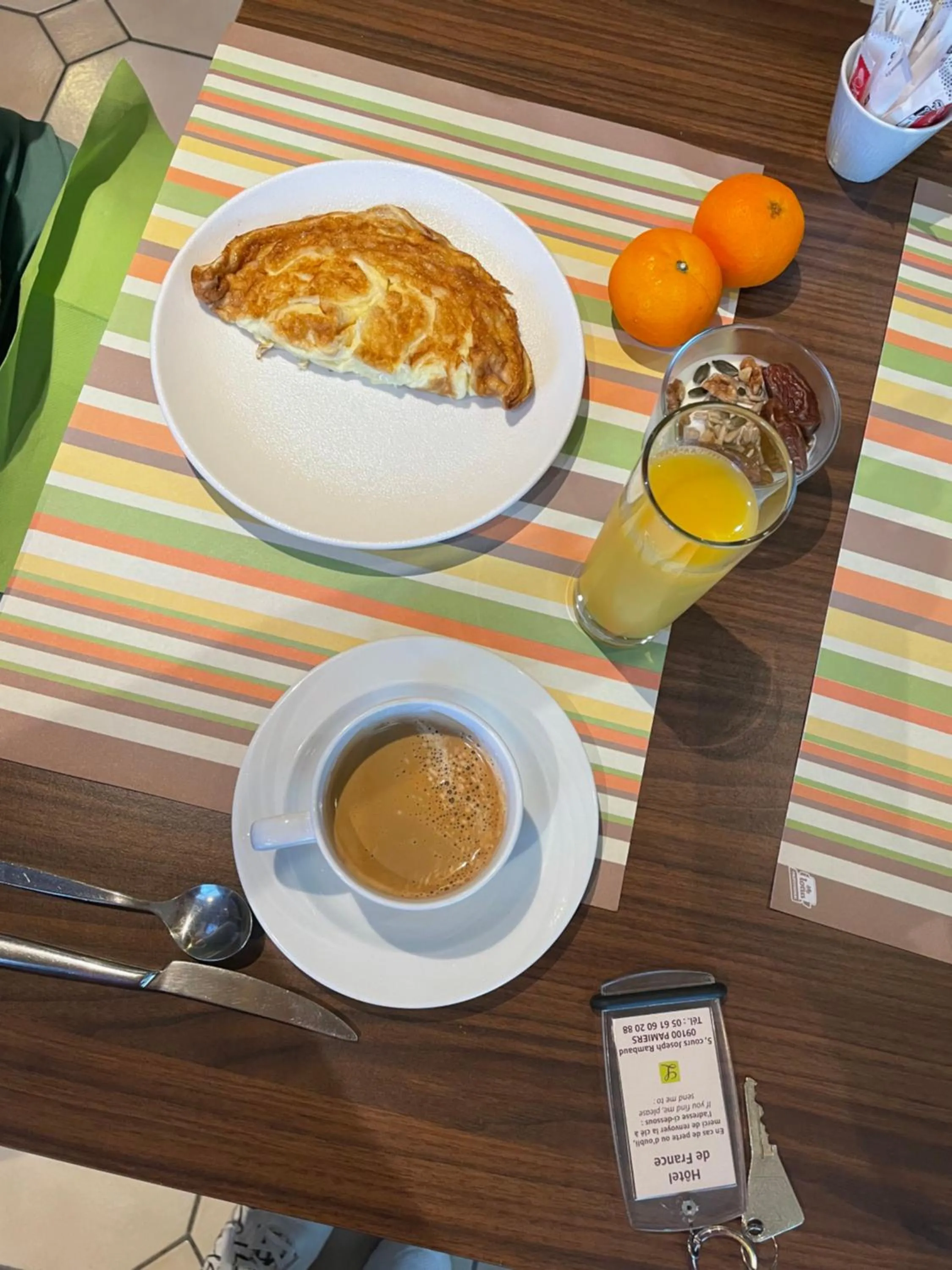 Breakfast in Logis Hôtel de France & Restaurant Pamiers