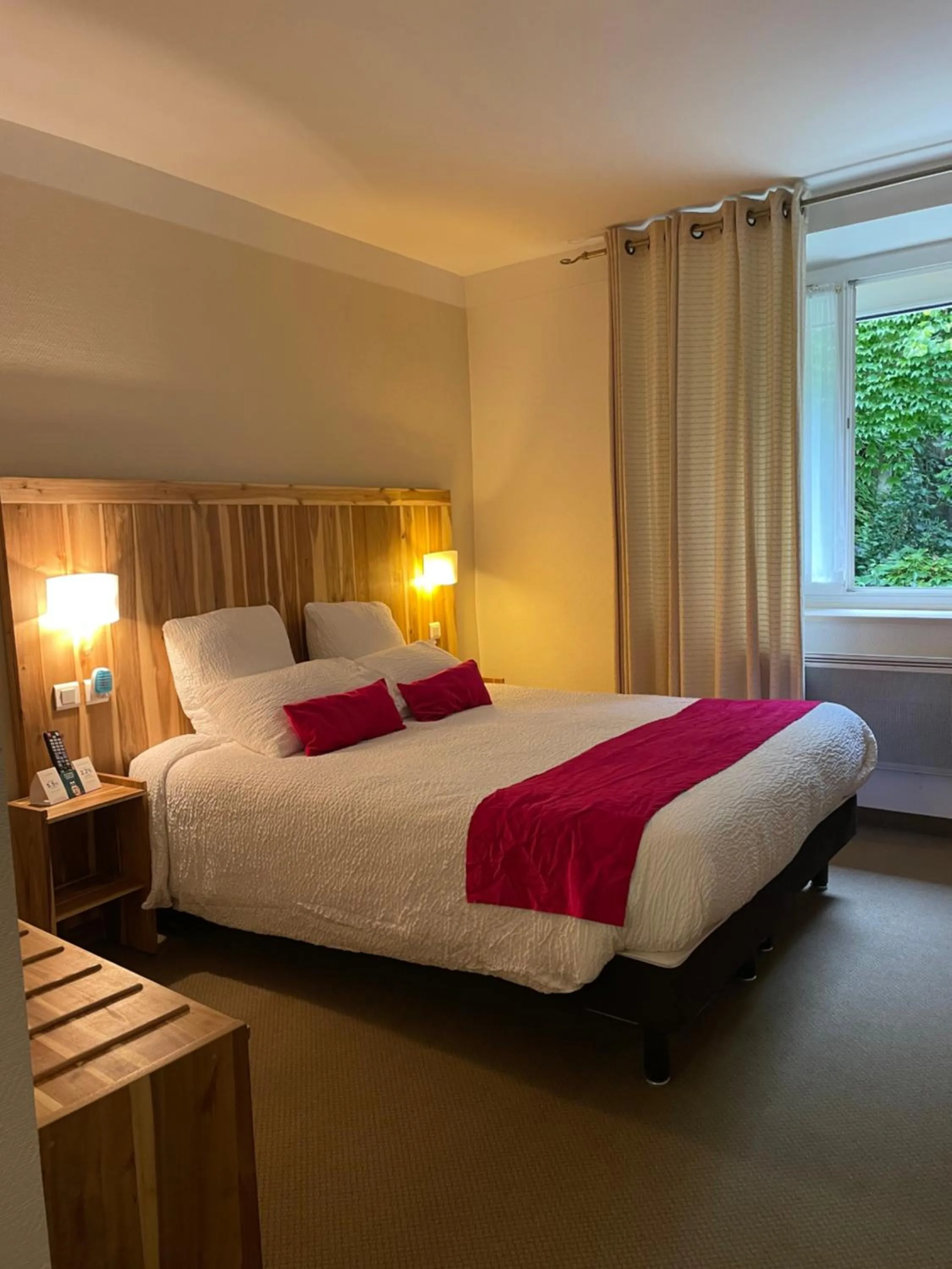 Photo of the whole room, Bed in Logis Hôtel de France & Restaurant Pamiers