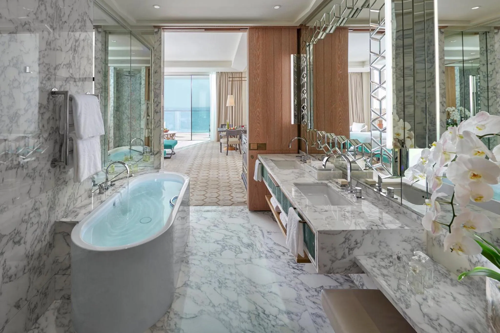 Bathroom in Mandarin Oriental Jumeira, Dubai