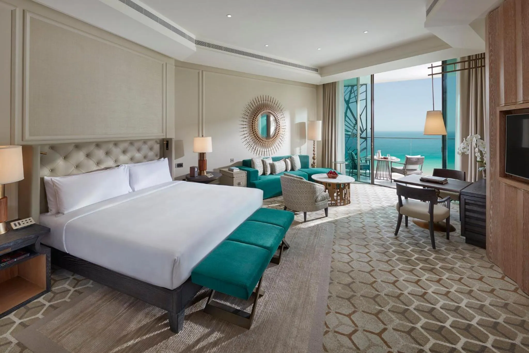 Bedroom, Bed in Mandarin Oriental Jumeira, Dubai