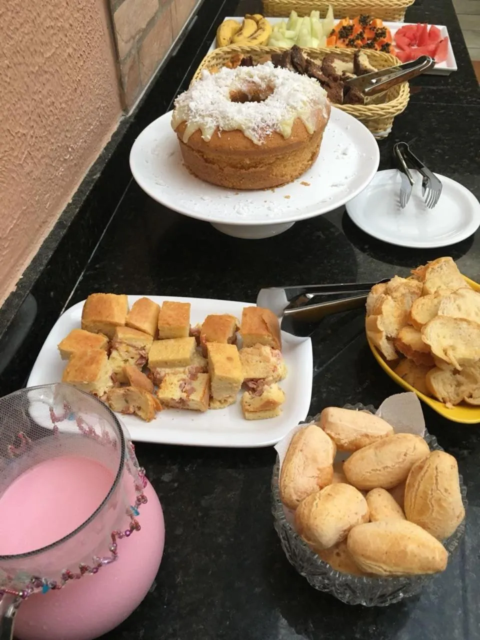 Buffet breakfast in Hotel Portal do Descobrimento