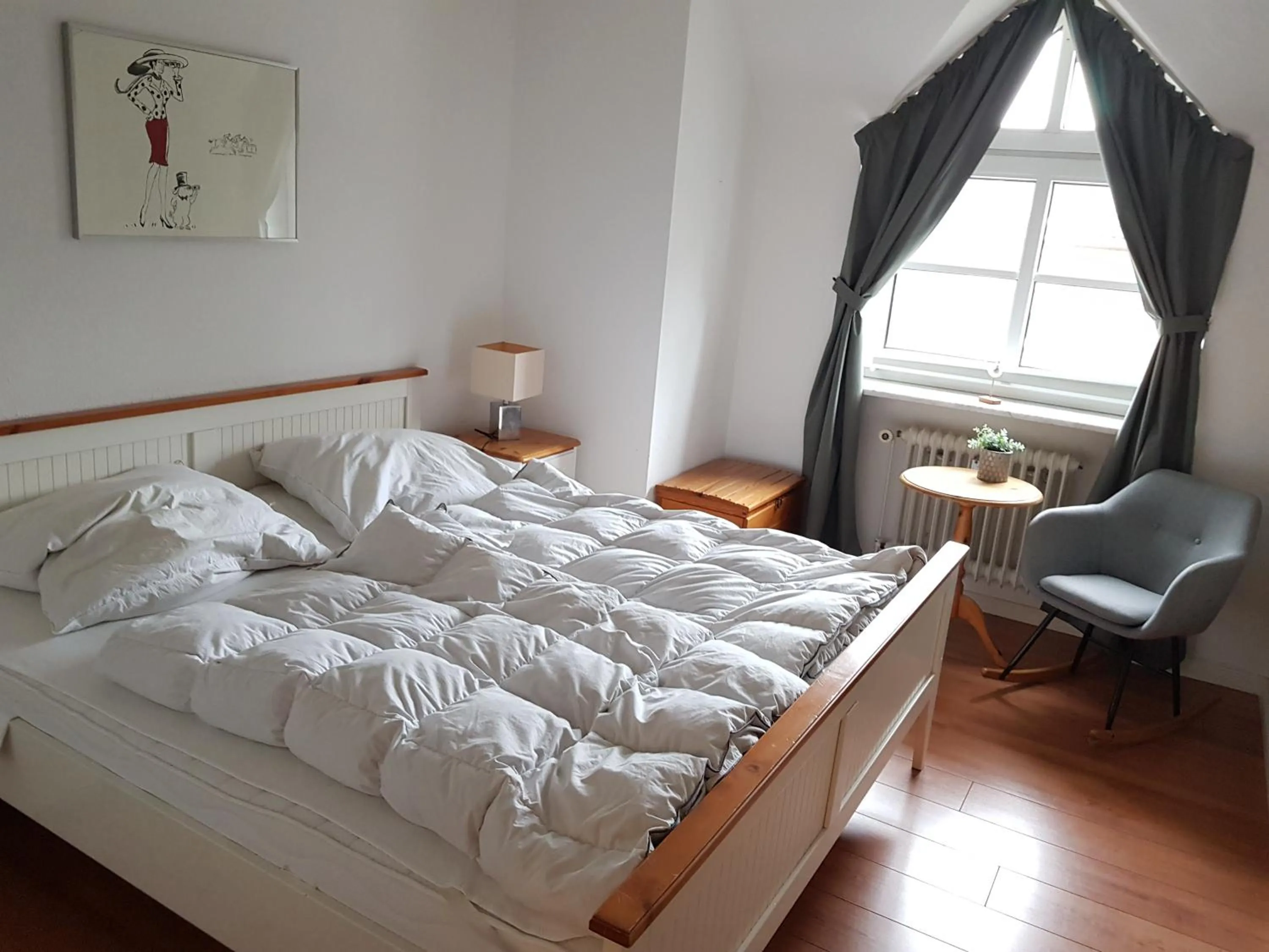 Bed in Sylter Apartments Wilhelmstrasse