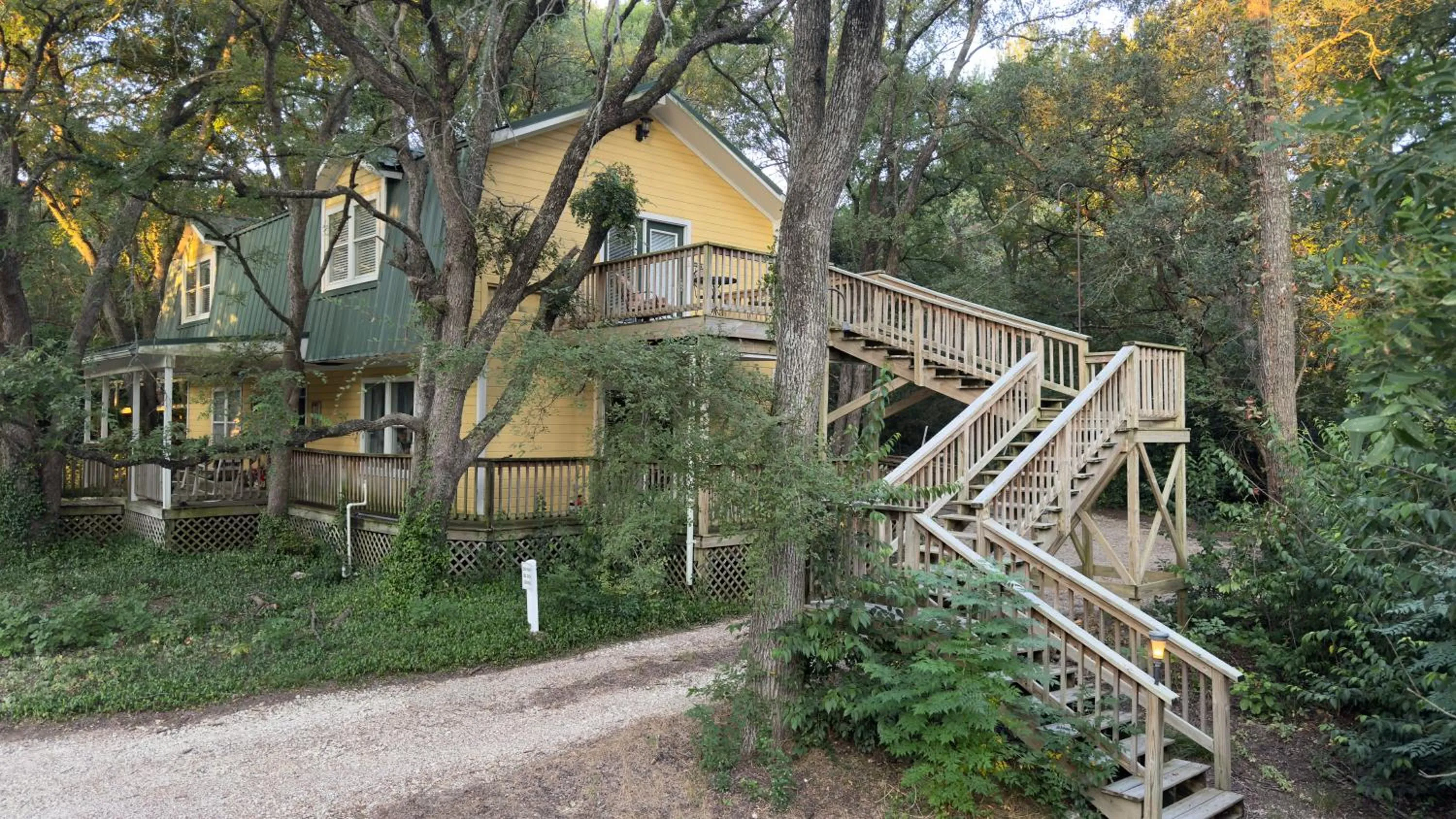 Property building in Bed and Breakfast on White Rock Creek