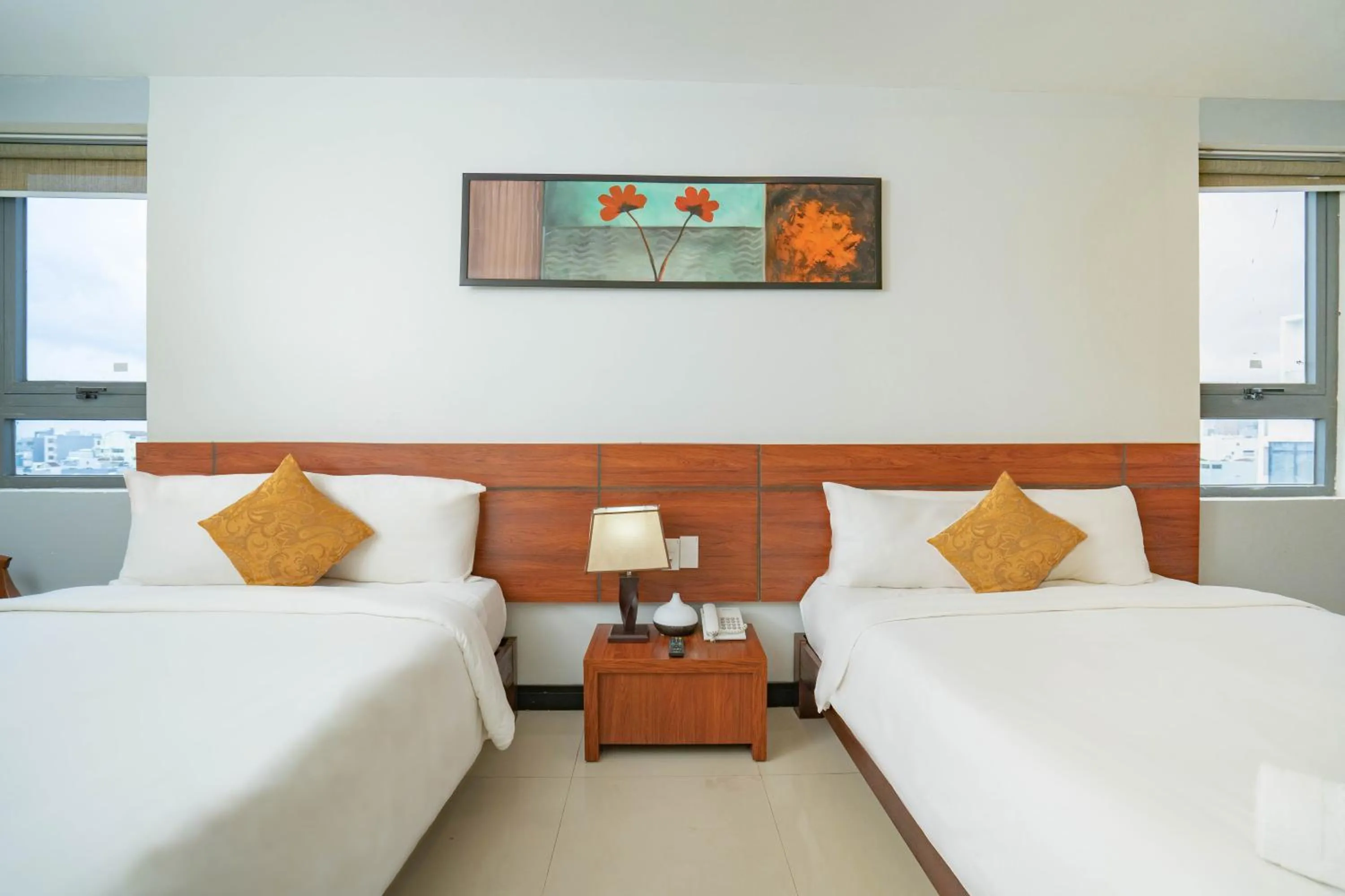 Bed in Quoc Cuong Center Da Nang Hotel by Haviland