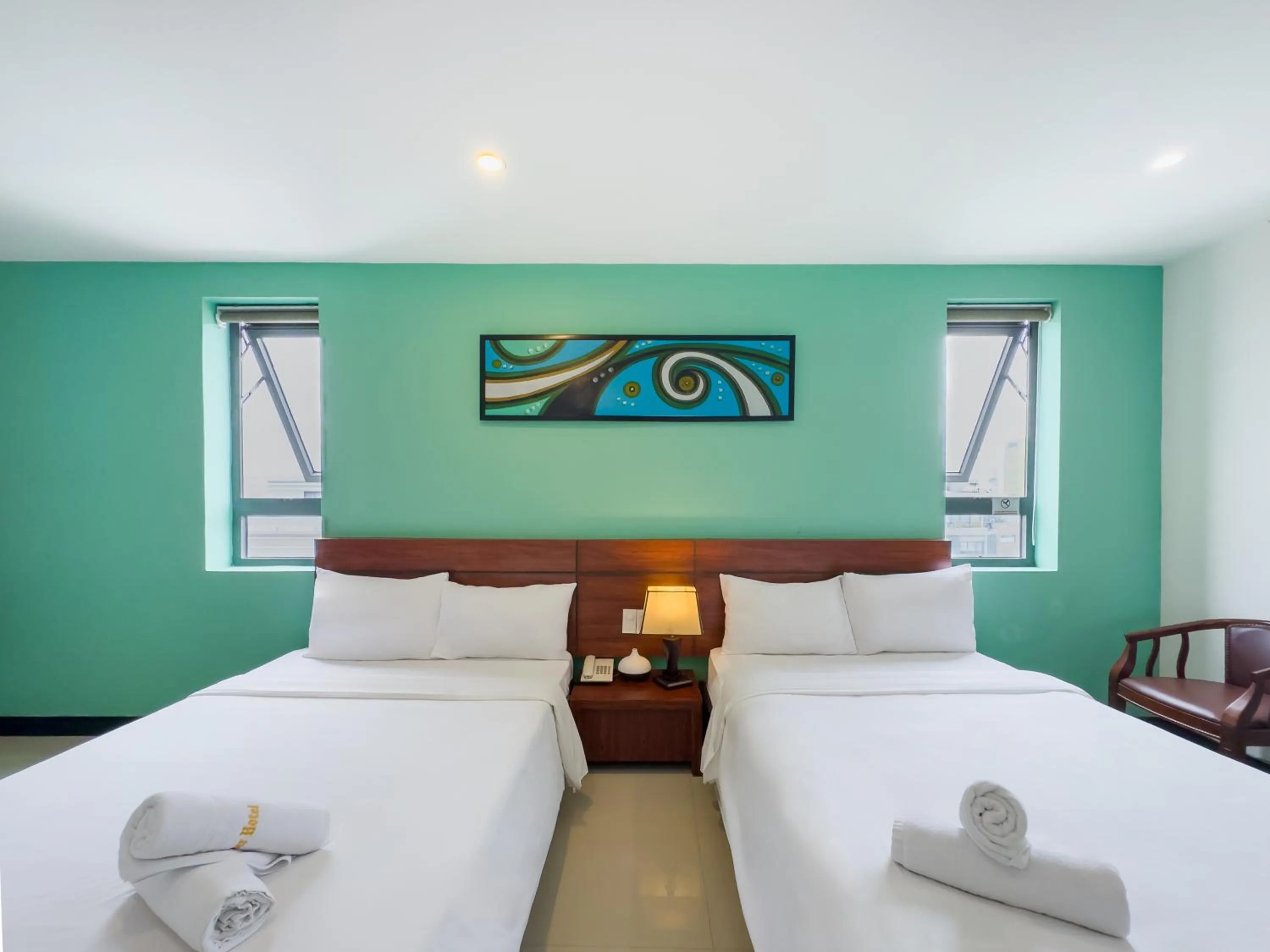 Bed in Quoc Cuong Center Da Nang Hotel by Haviland