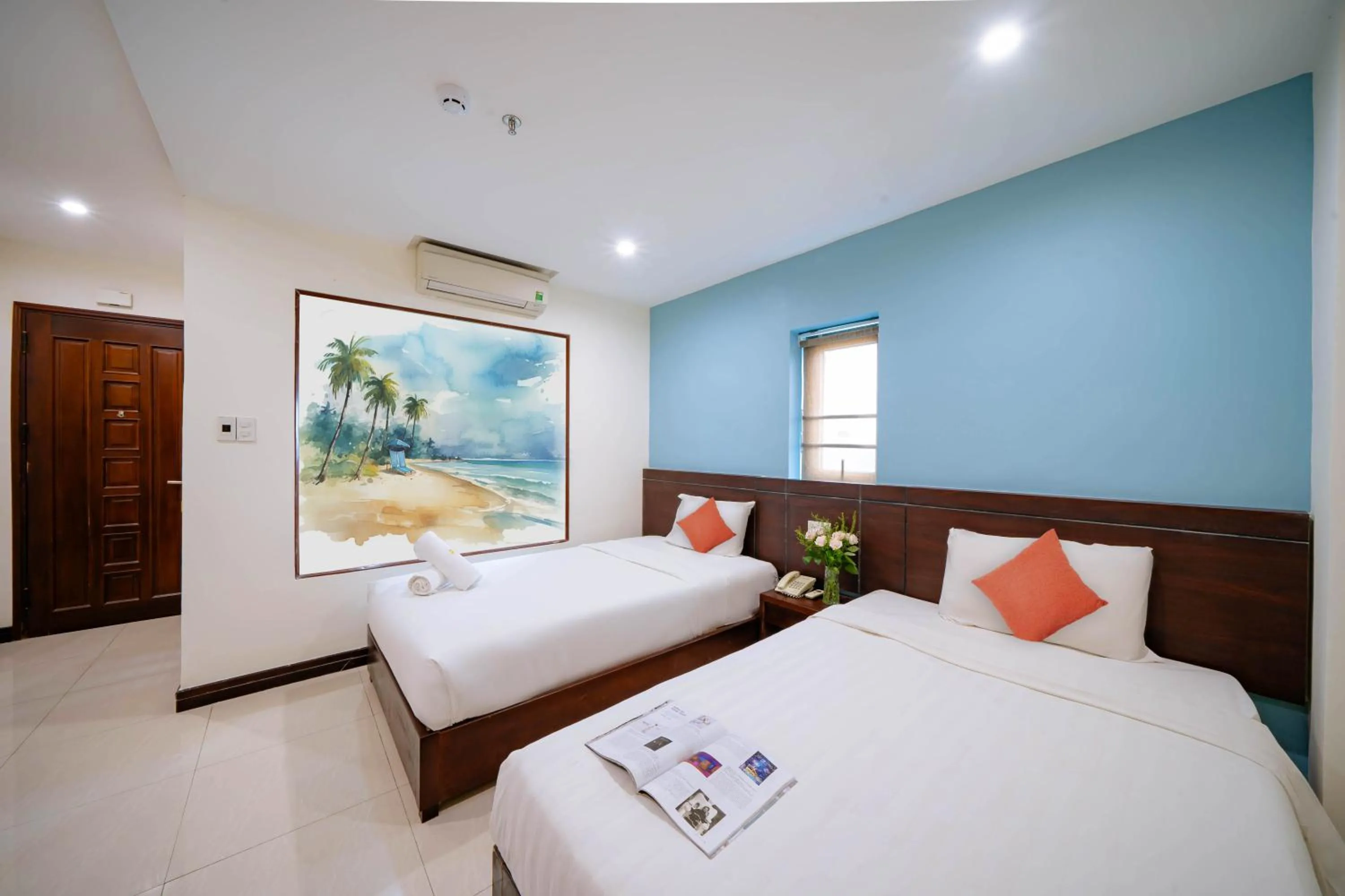 Bed in Quoc Cuong Center Da Nang Hotel by Haviland