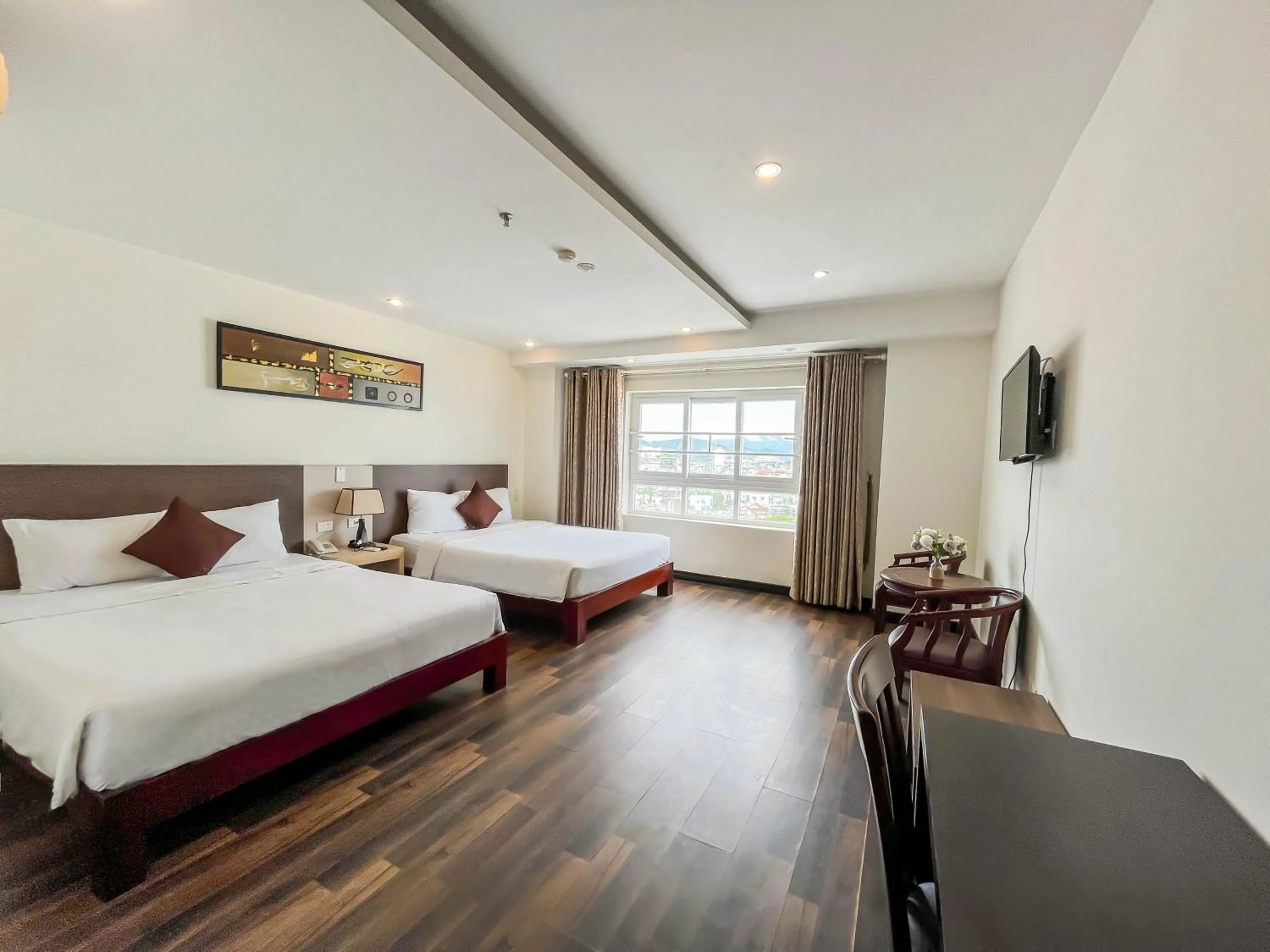 Bedroom, Bed in Quoc Cuong Center Da Nang Hotel by Haviland