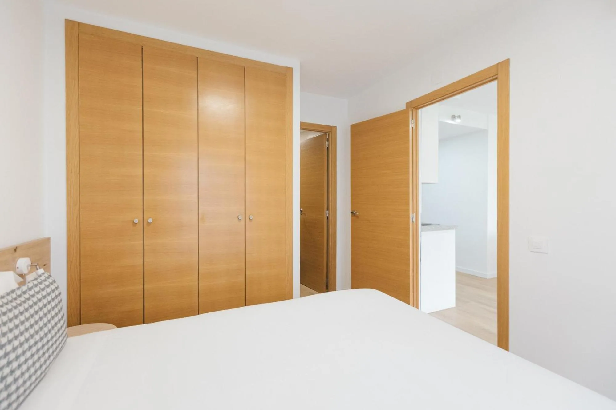 Decorative detail, Bed in Pio XII Apartments Valencia