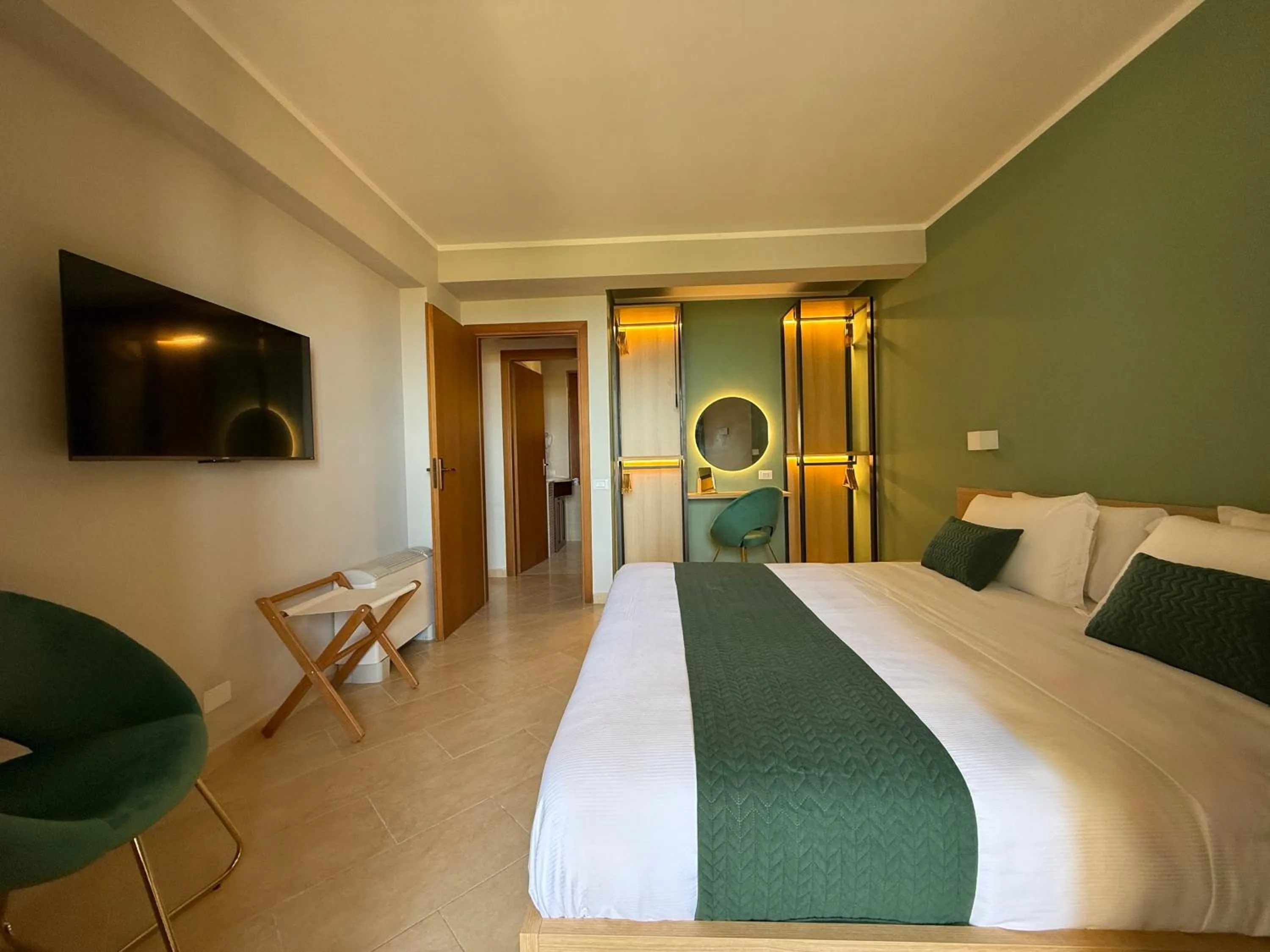 Bedroom, Bed in Hotel Panoramic