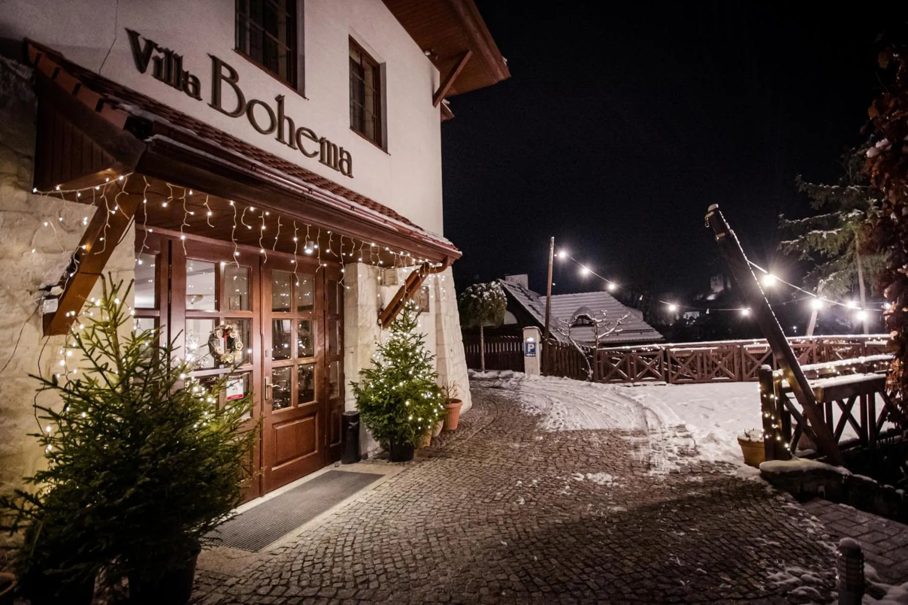 Property building in Hotel Villa Bohema