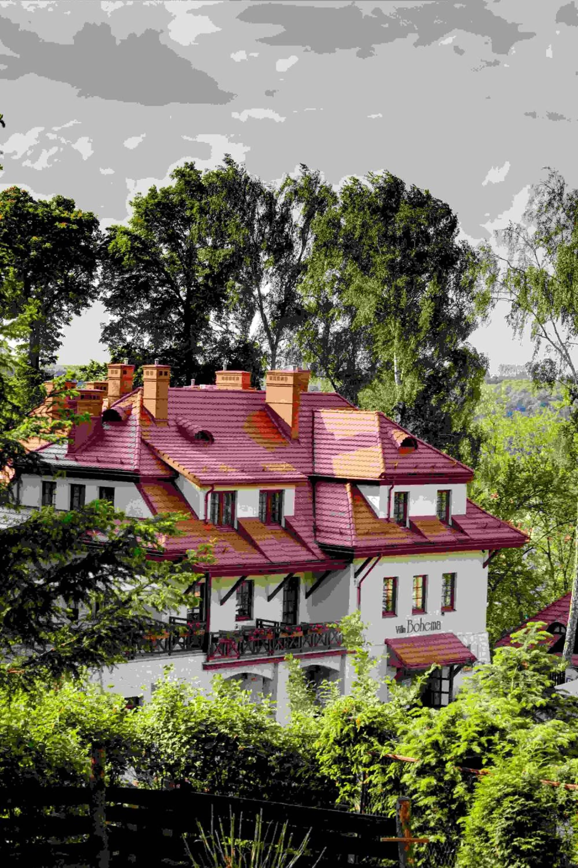 Facade/entrance in Hotel Villa Bohema