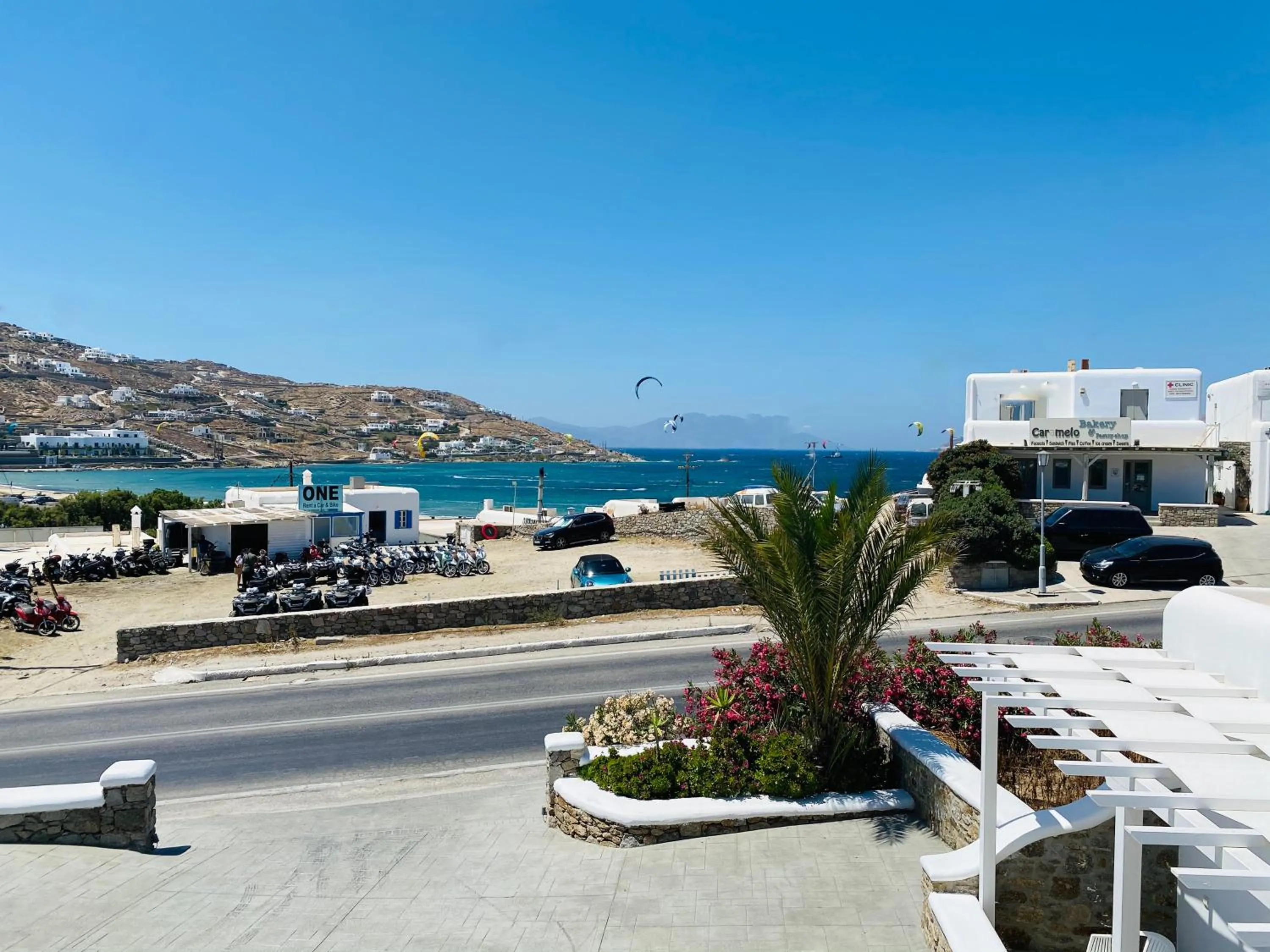 Sea view in Eleftheria Hotel & Apartments