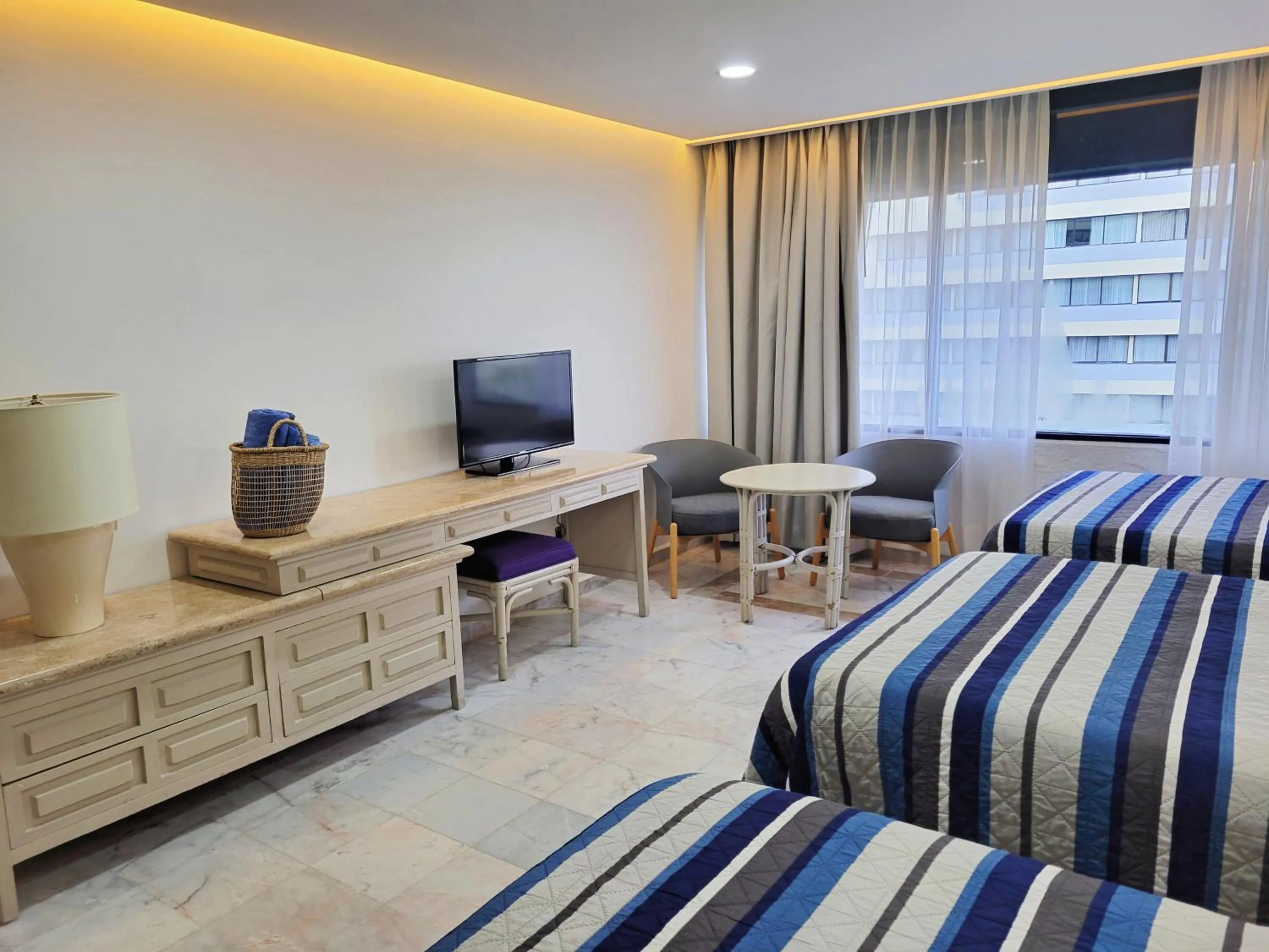 Bedroom, Bed in Beachfront Getaway Condo
