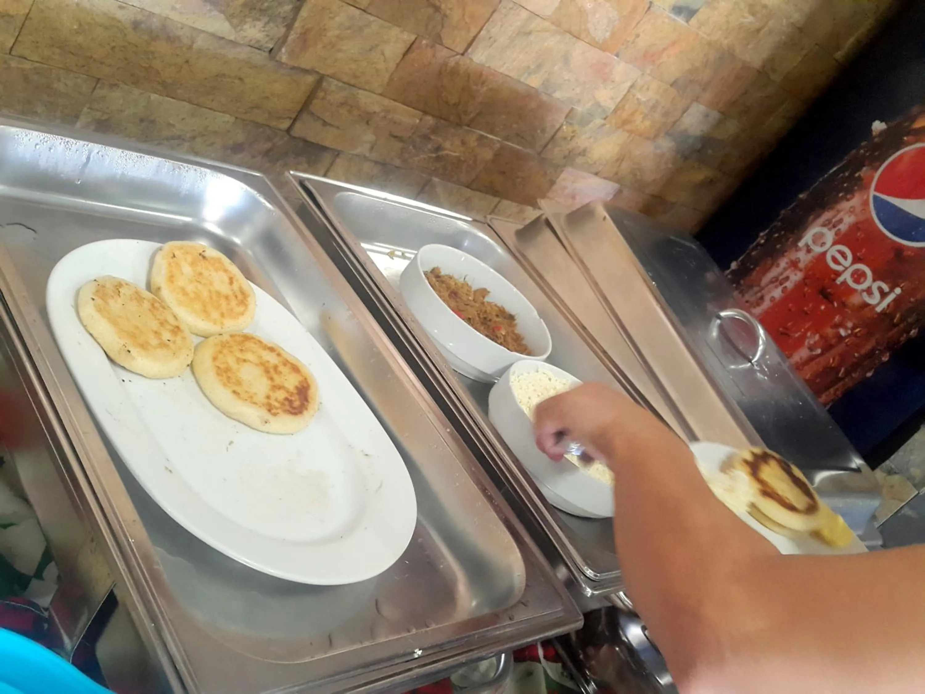 Breakfast in Hotel Villa Playa Grande