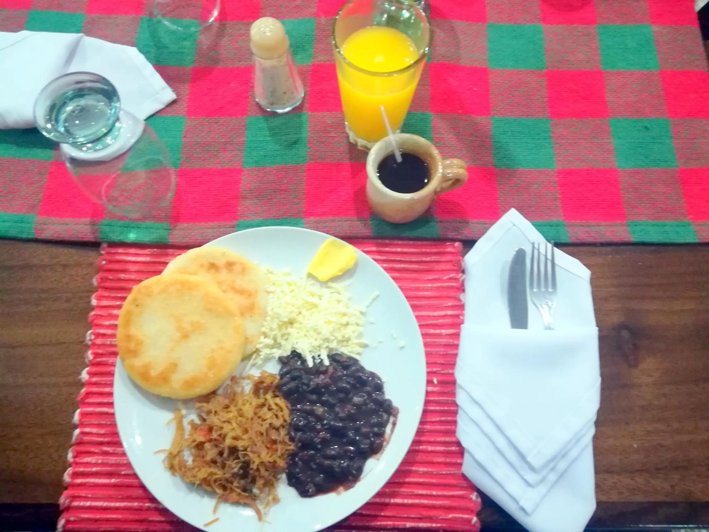 Food close-up in Hotel Villa Playa Grande