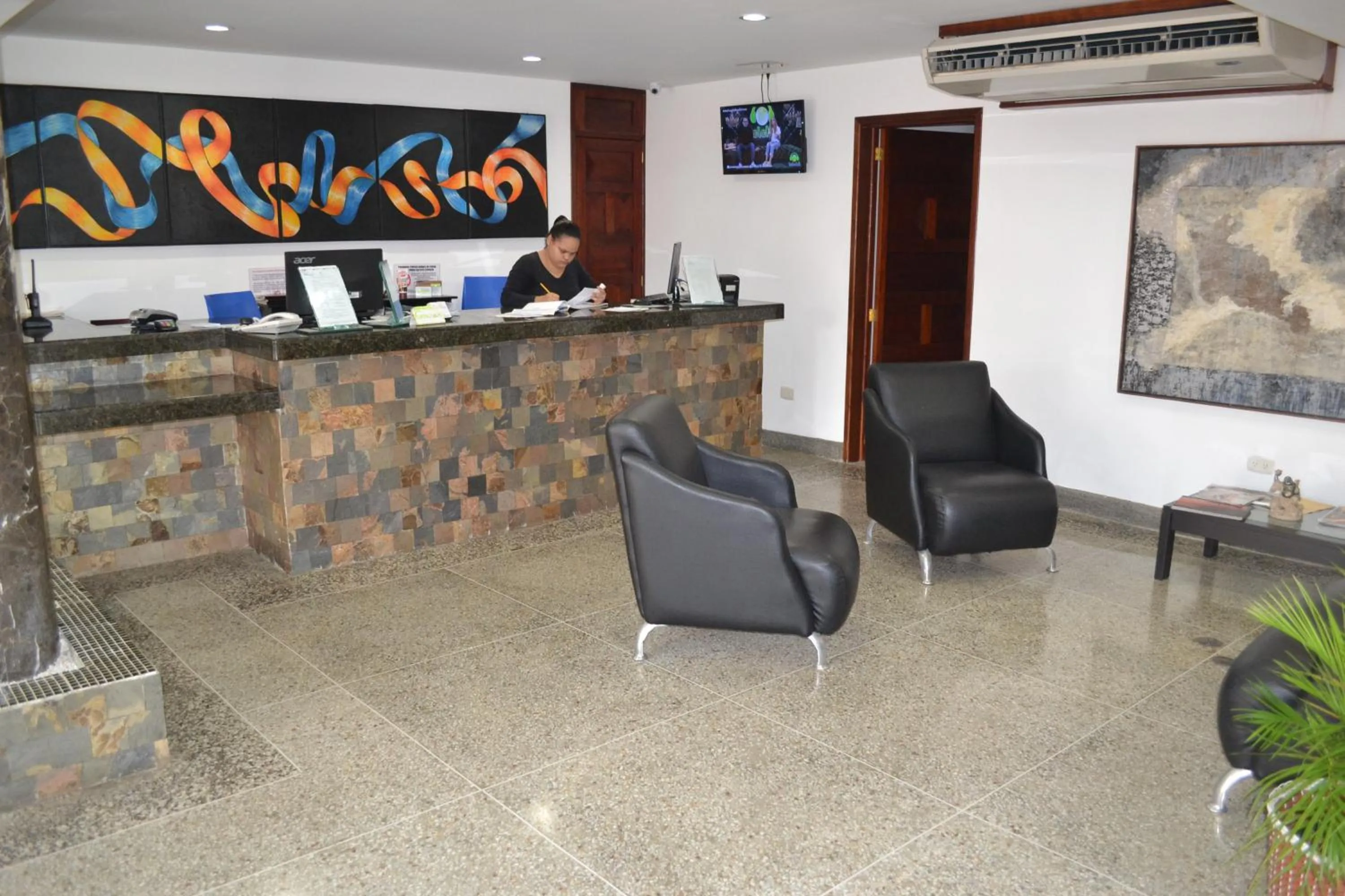 Lobby or reception in Hotel Villa Playa Grande