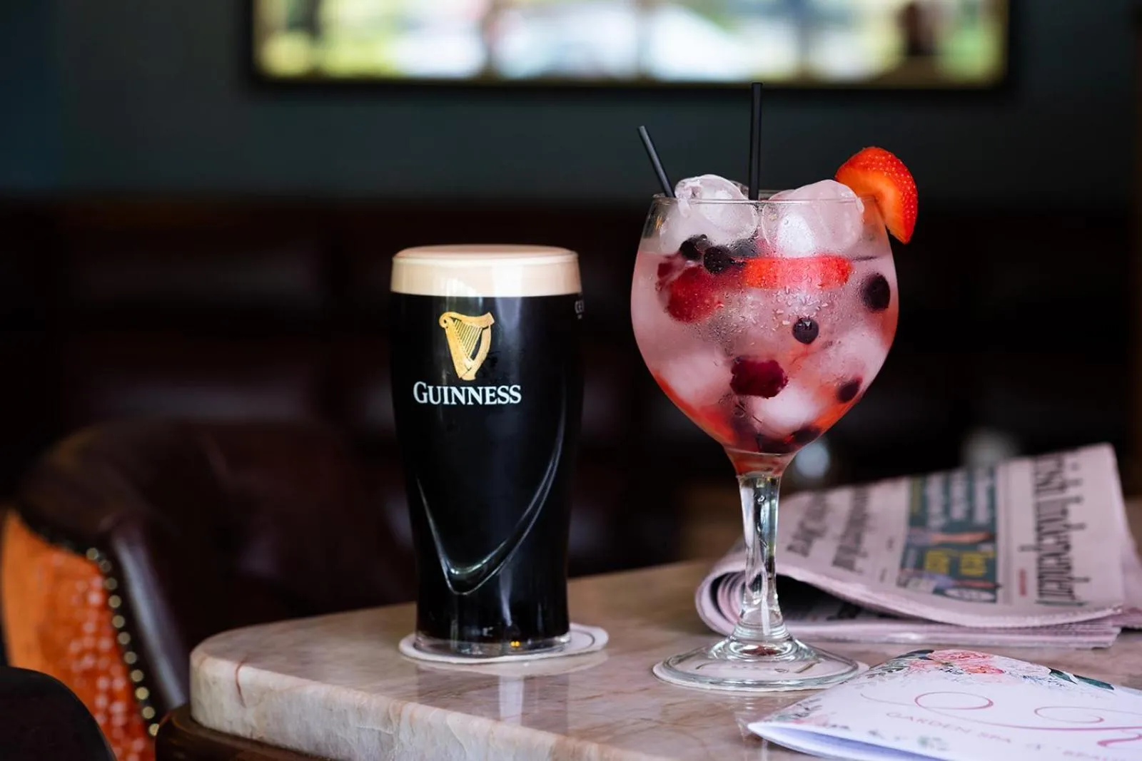 Alcoholic drinks in Clanard Court Hotel