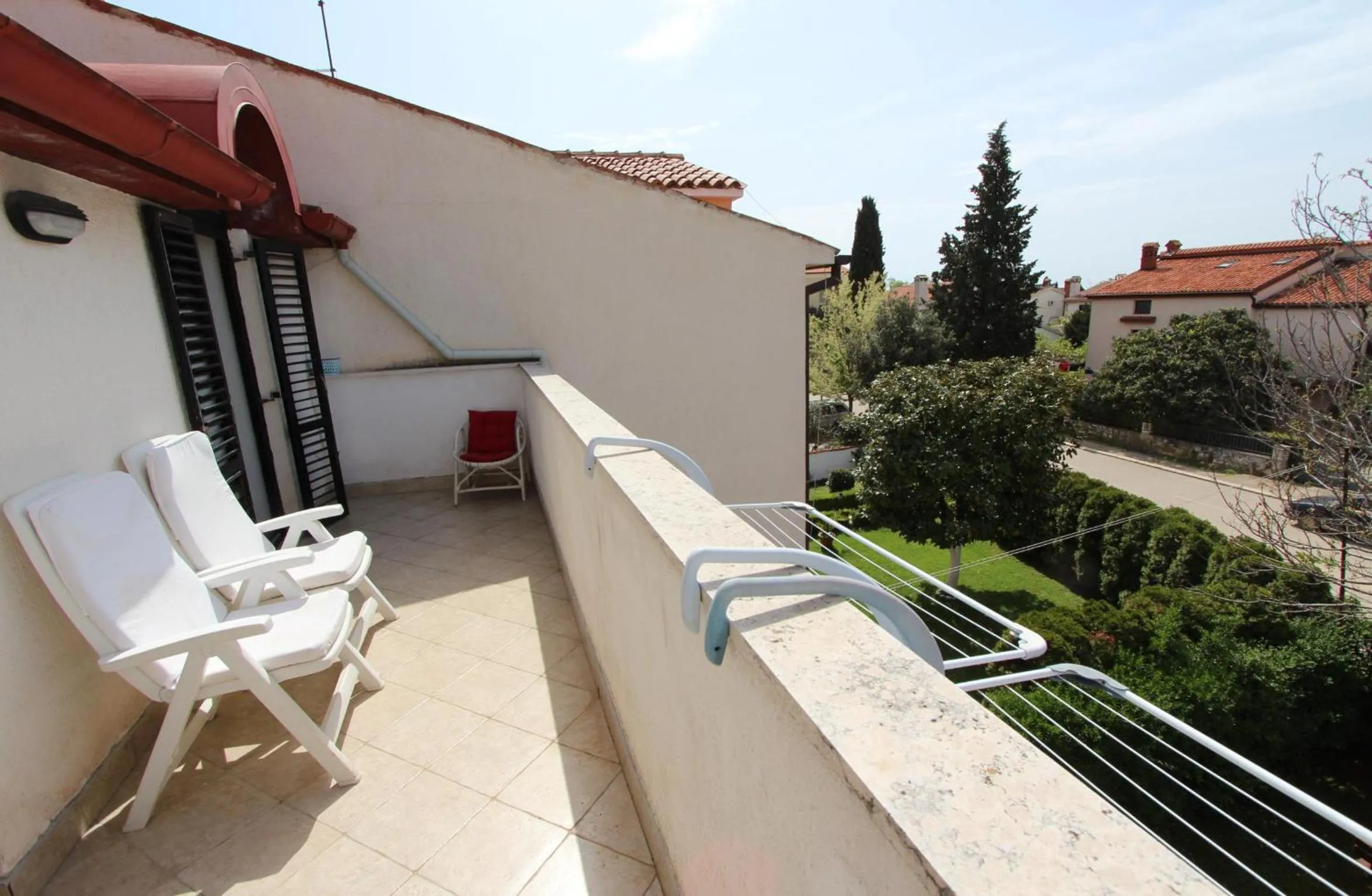 Balcony/Terrace in Apartments Milena