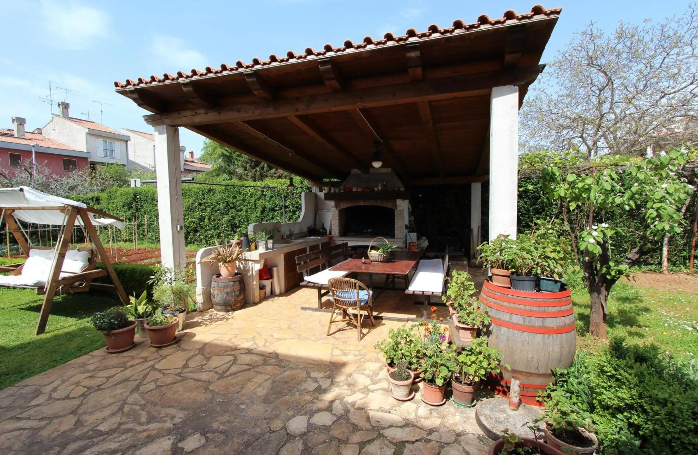 BBQ facilities in Apartments Milena