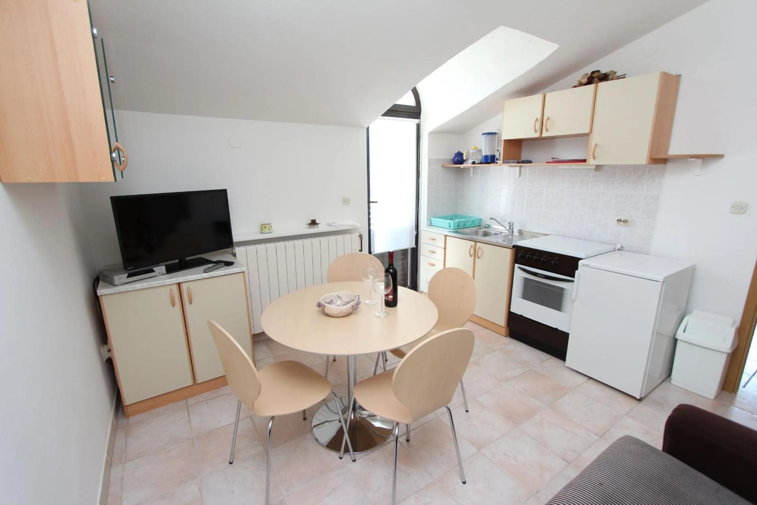 Kitchen or kitchenette in Apartments Milena