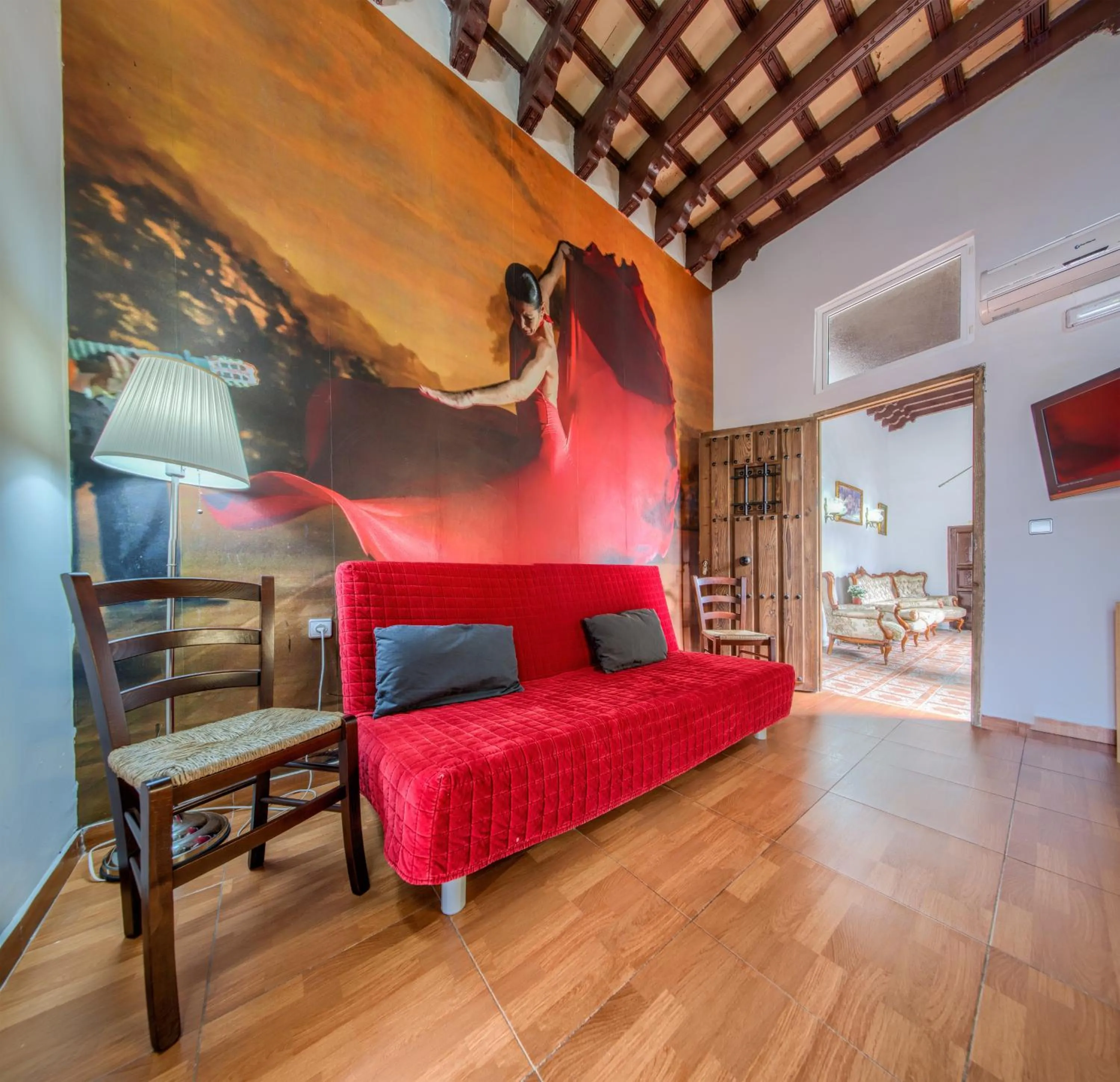 Living room, Bed in Apartamentos Jerez