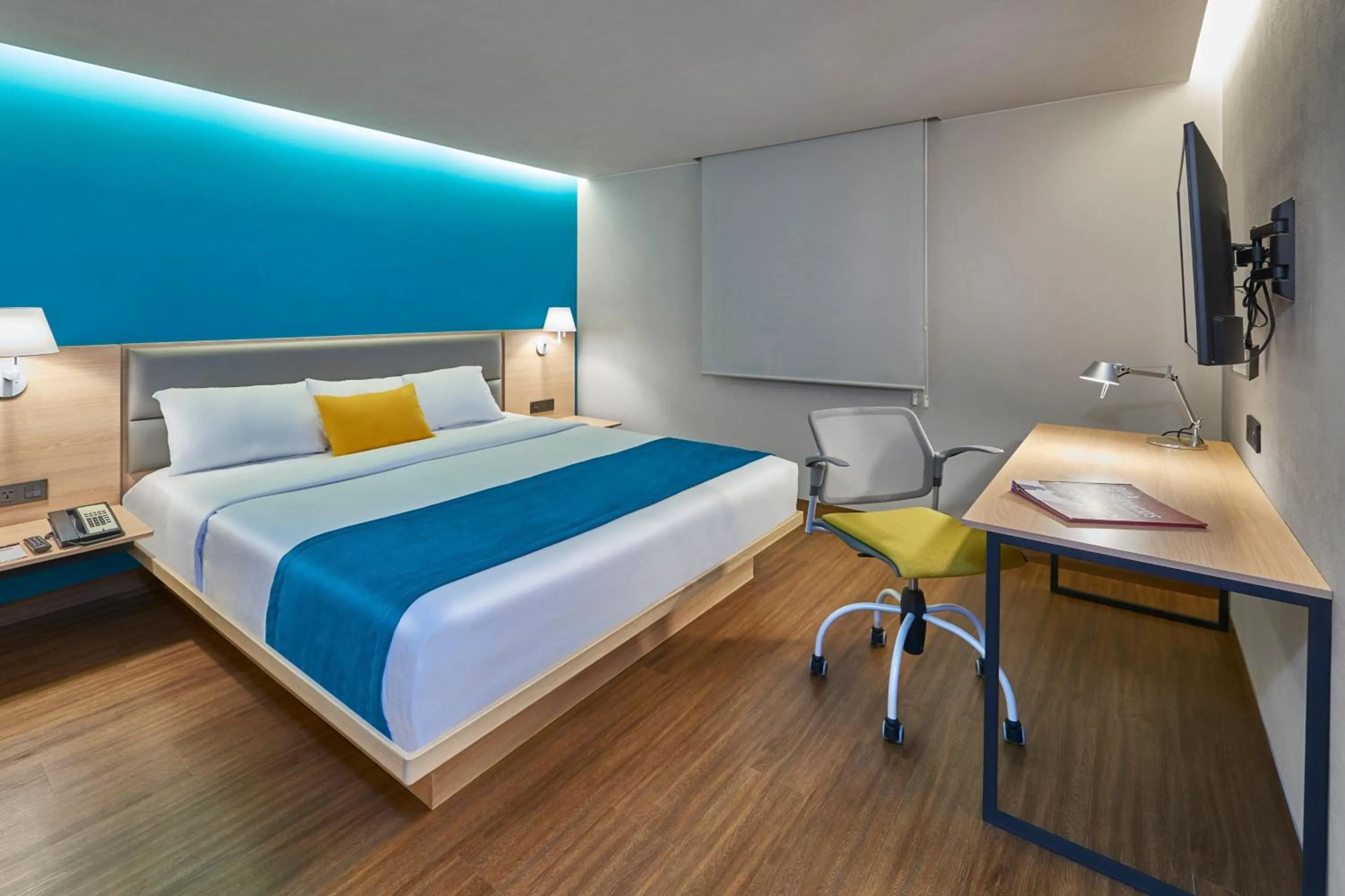 Bedroom in City Express Suites by Marriott Cancún Aeropuerto