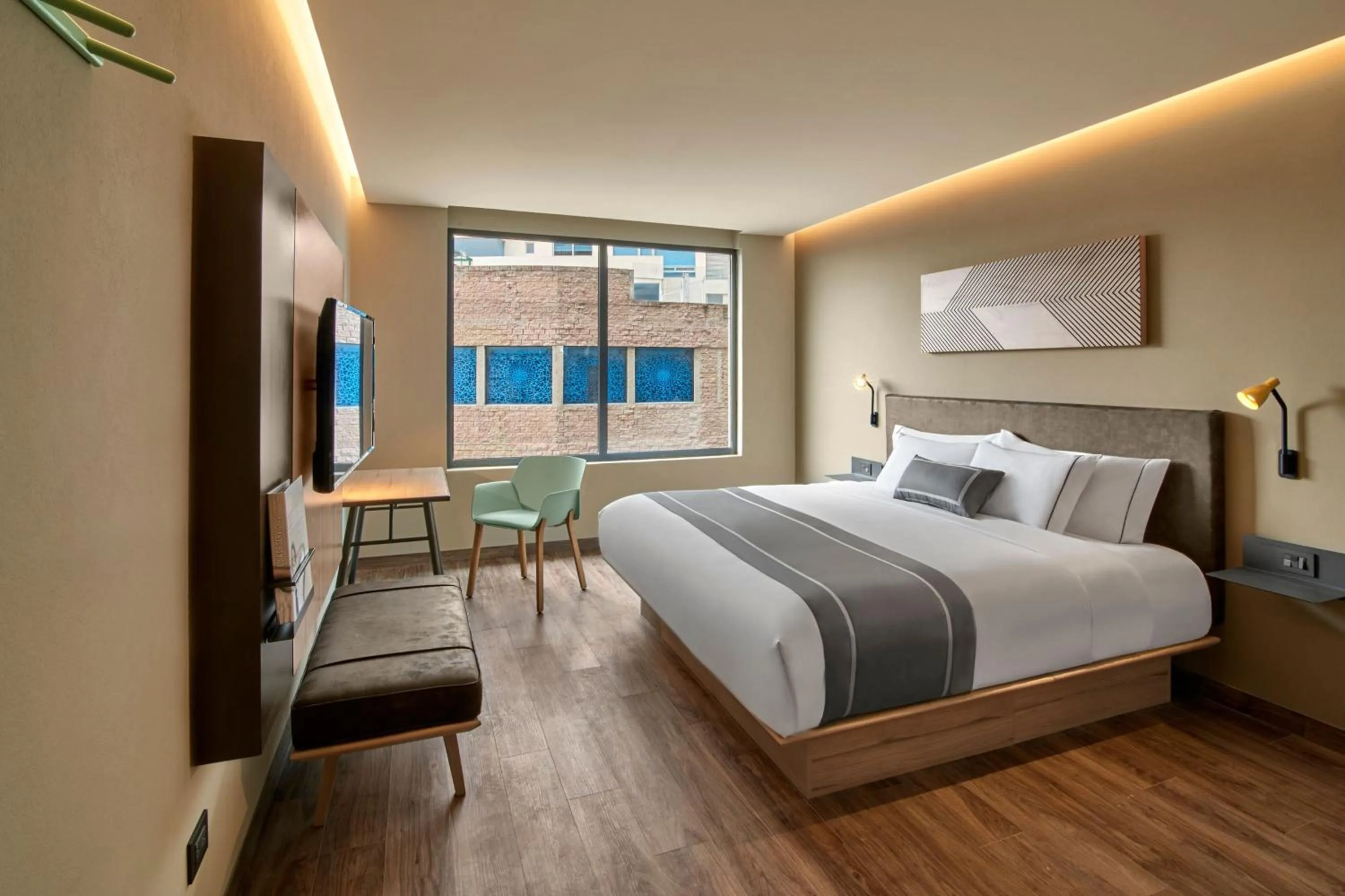 Bedroom, Bed in City Express Plus by Marriott Ciudad de Mexico Interlomas