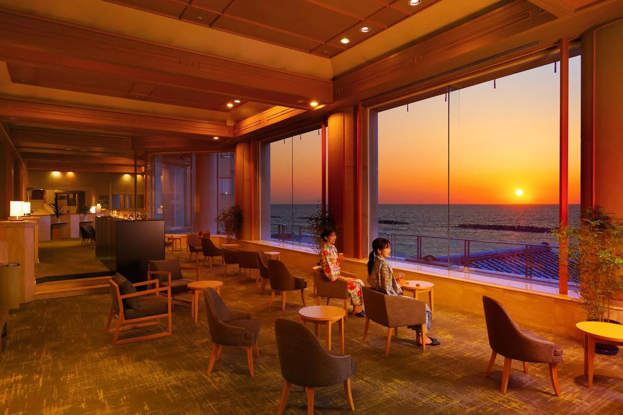 Communal lounge/ TV room in Ooedo Onsen Monogatari Premium Shiomiso