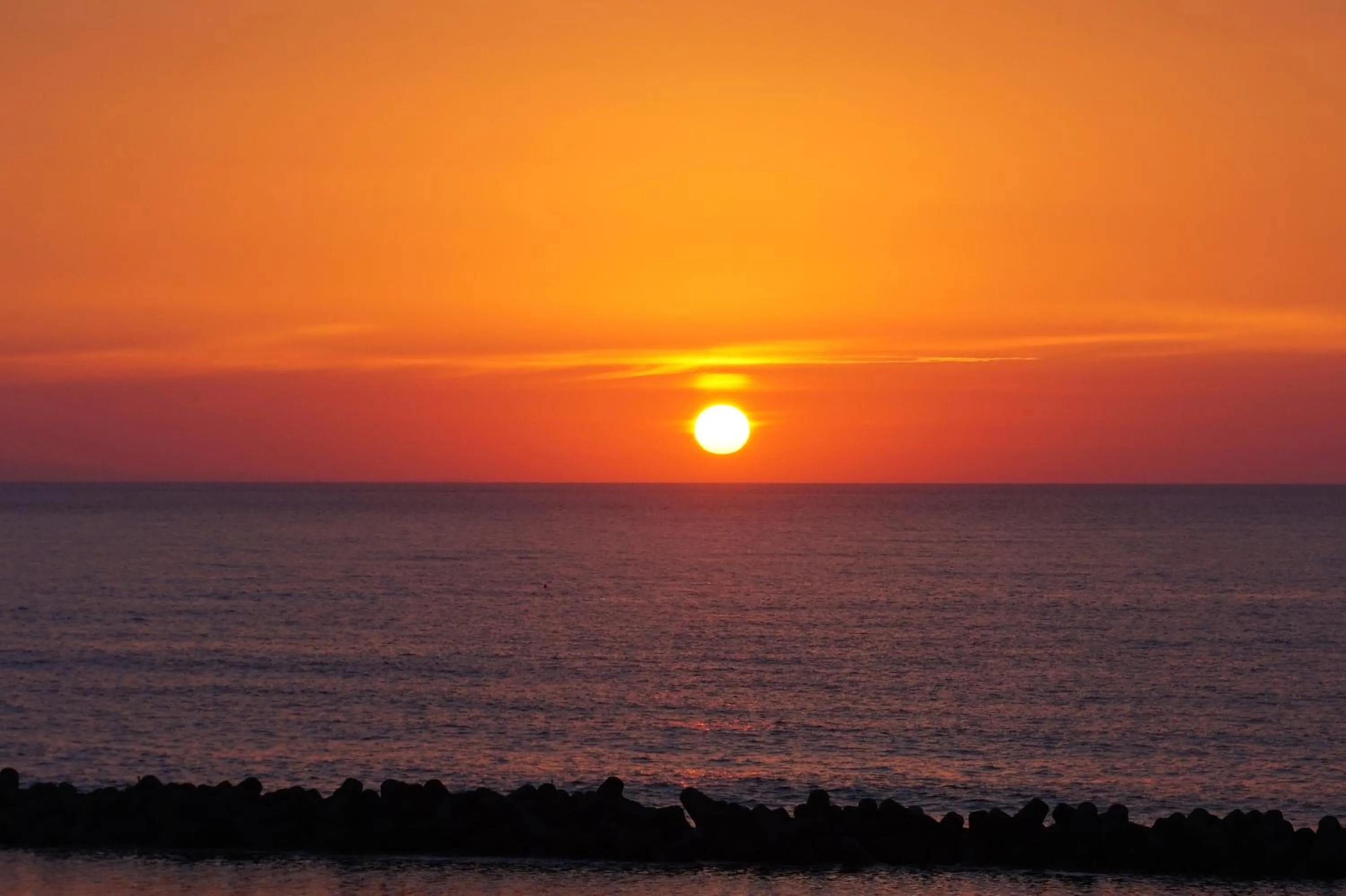 Sunset in Ooedo Onsen Monogatari Premium Shiomiso