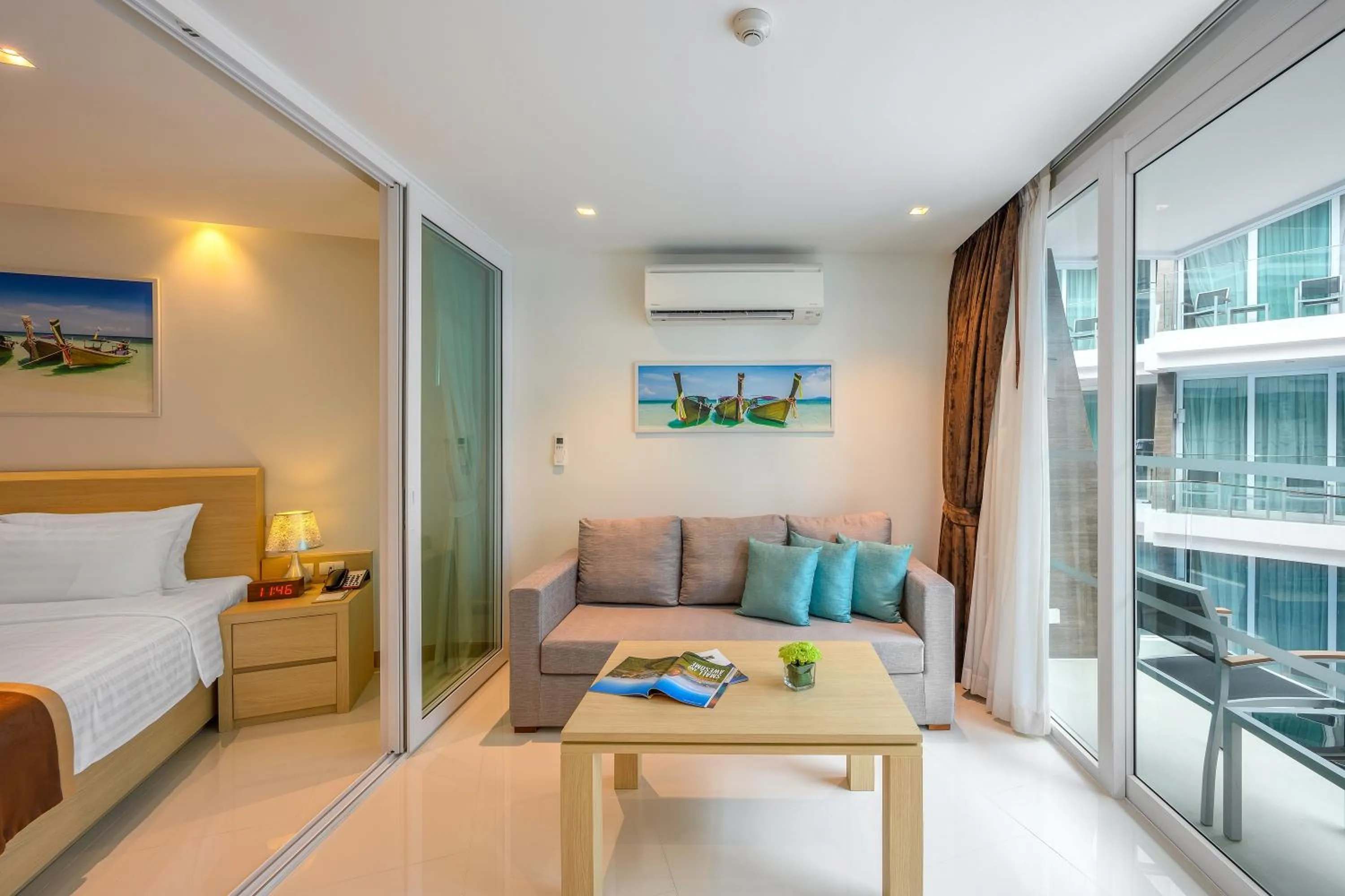 Seating area in The Beachfront Hotel Phuket