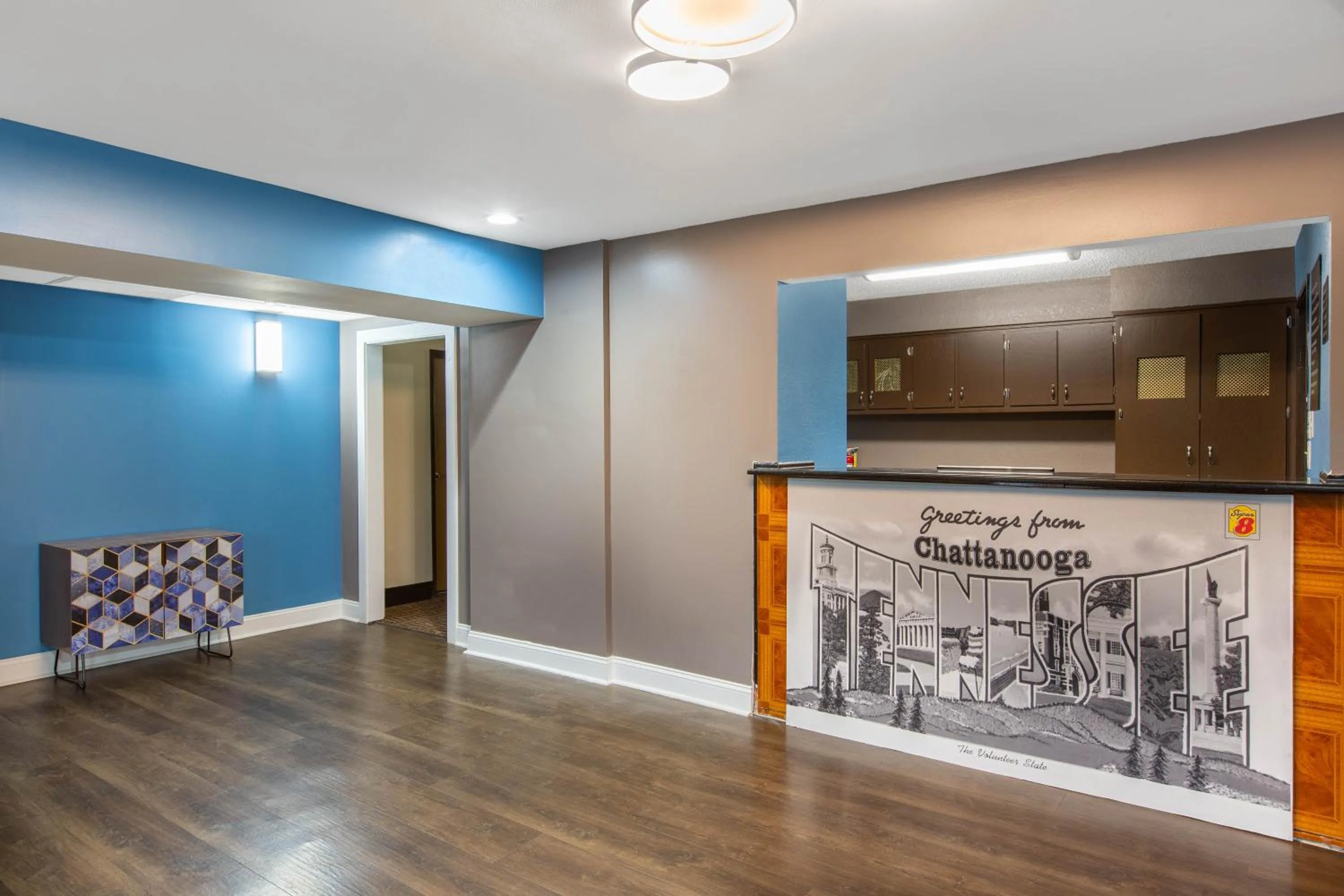 Lobby or reception in Super 8 by Wyndham Chattanooga Lookout Mountain TN