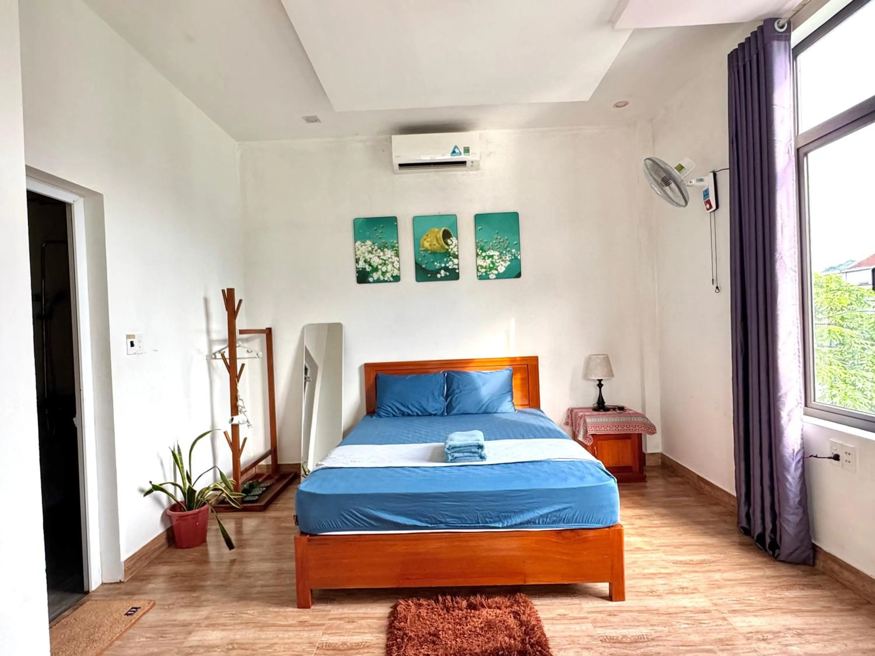Bed in Funny Monkeys Homestay