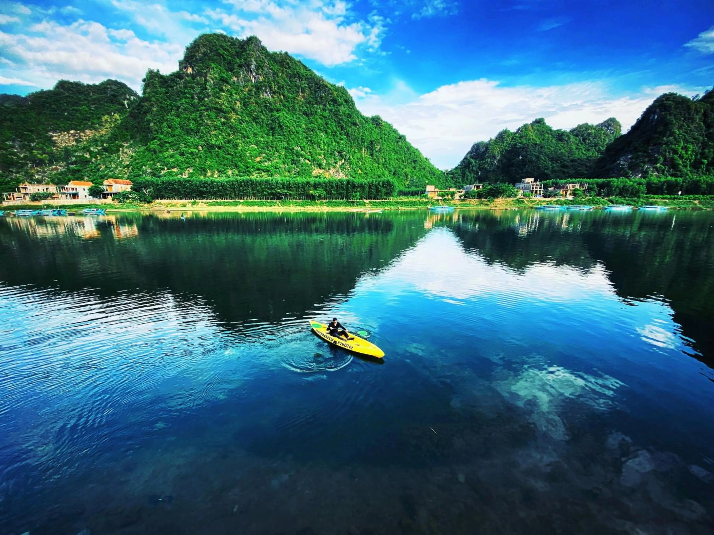 Natural landscape in Funny Monkeys Homestay