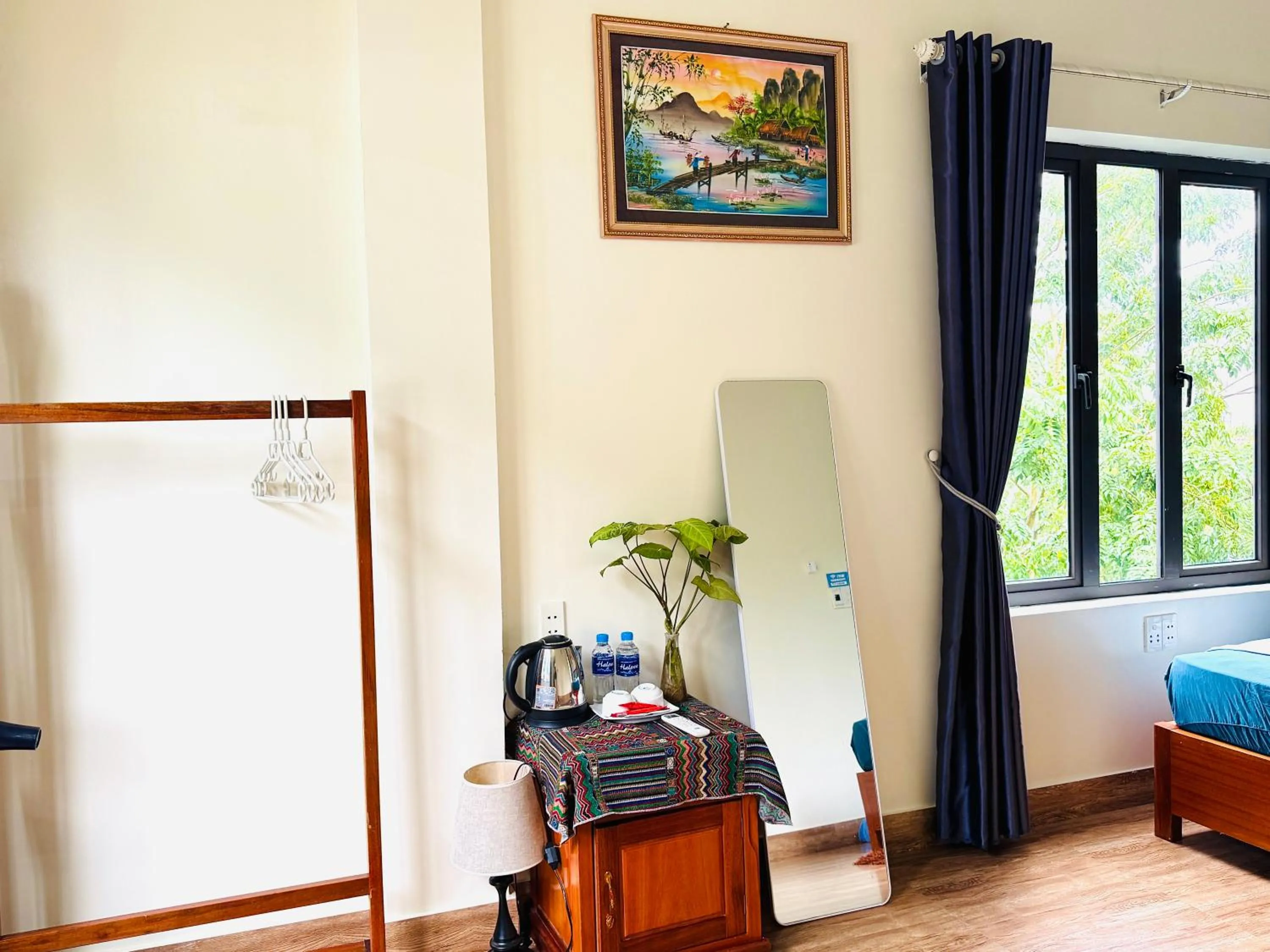 Bed in Funny Monkeys Homestay
