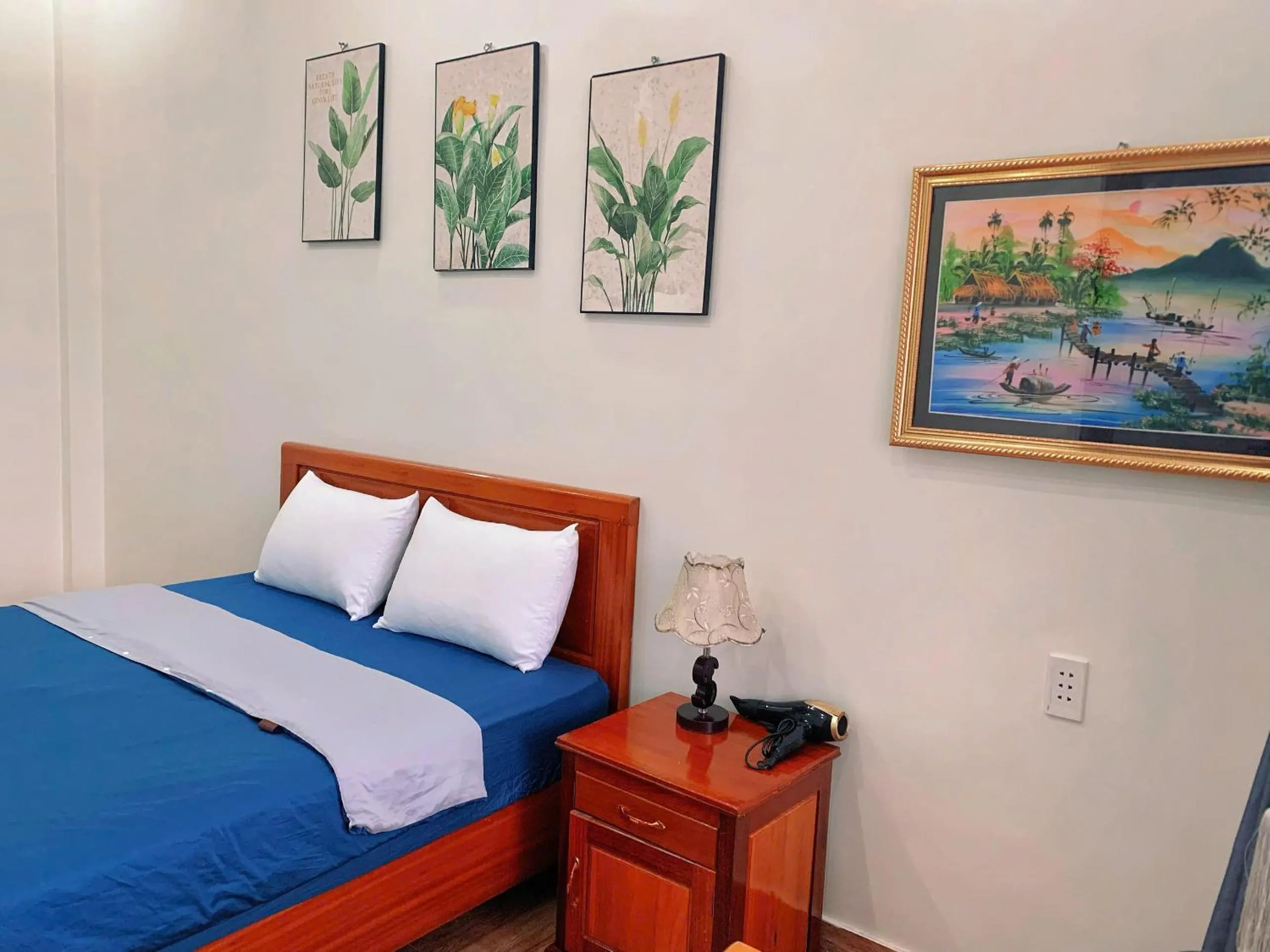 Bed in Funny Monkeys Homestay