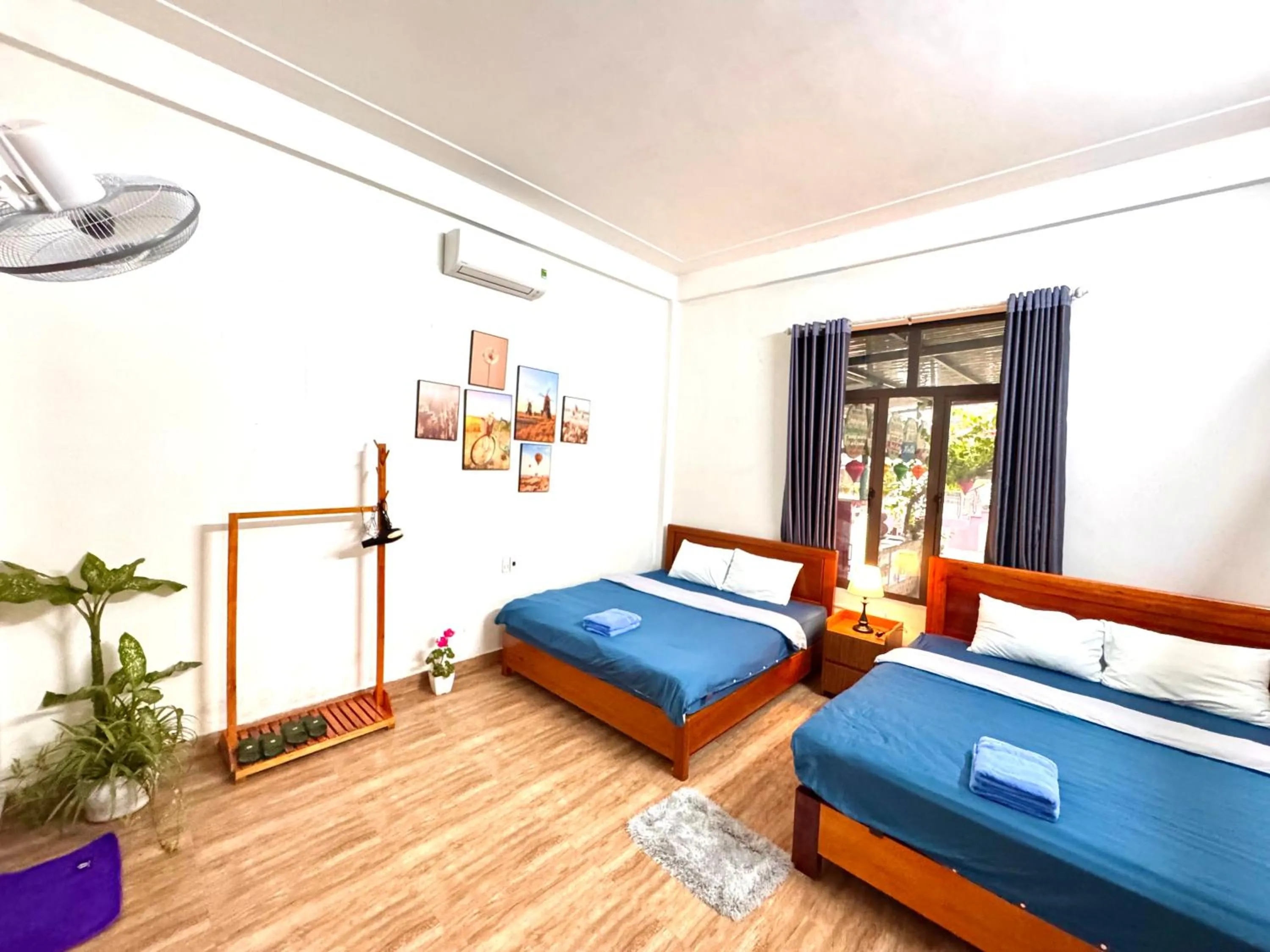 Bed in Funny Monkeys Homestay