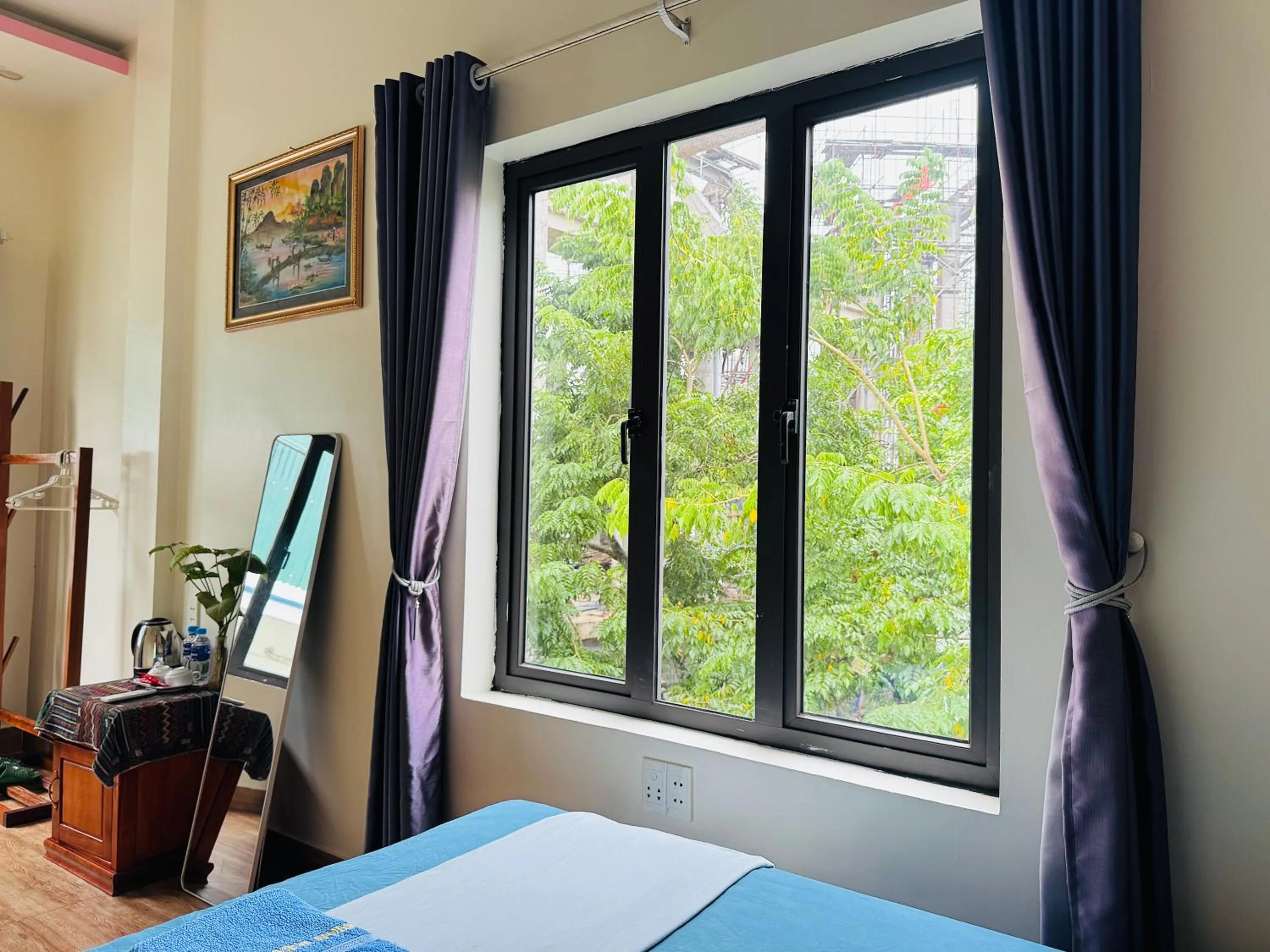 Bed in Funny Monkeys Homestay