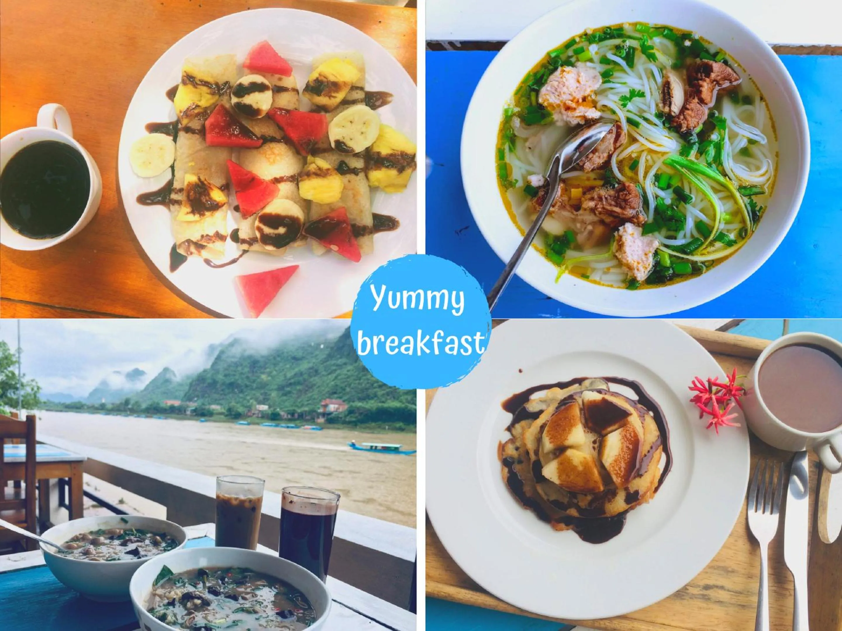 Breakfast in Funny Monkeys Homestay