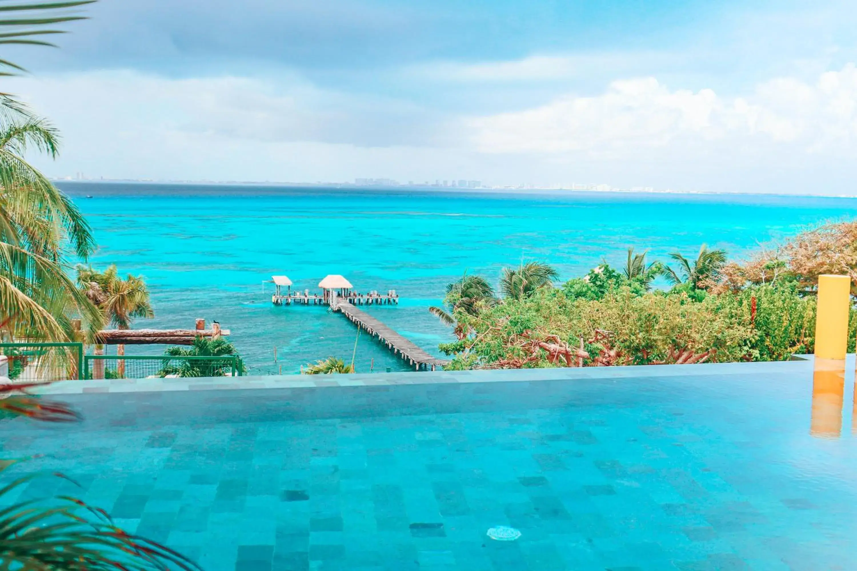 Pool view in Casa de los Sueños Hotel Boutique Pool view in Casa de los Sueños Hotel Boutique